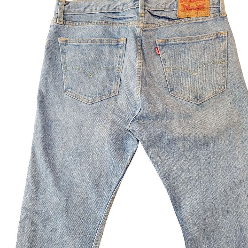 Levi's Levi's 512 Slim Straight Jeans Size 31/32 Excellent Size US 31 - 4 Thumbnail