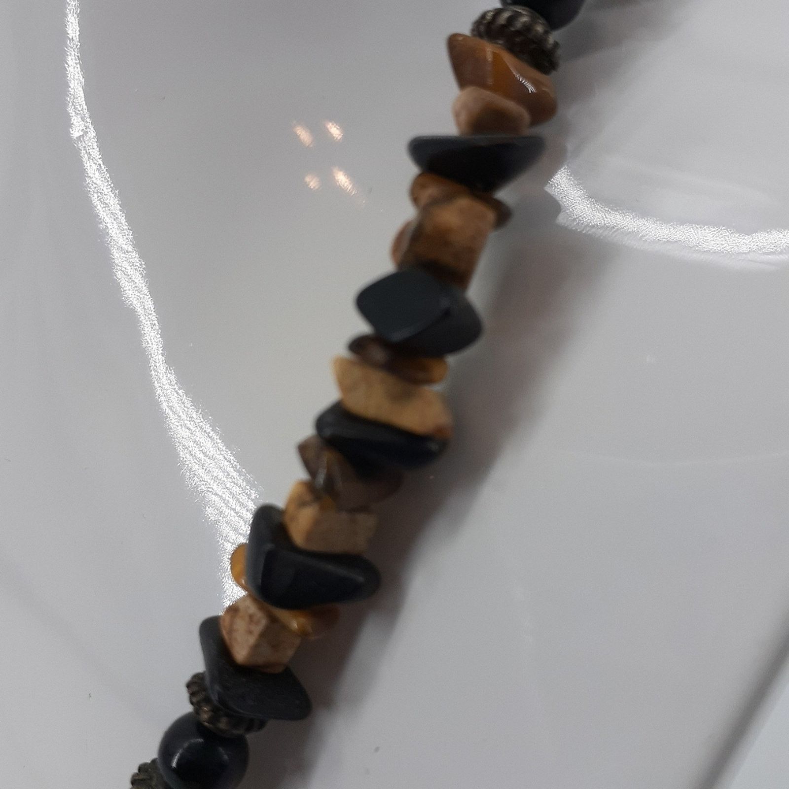 Other Women's brown stone necklace Women's brown stone necklace Size ONE SIZE - 2 Thumbnail