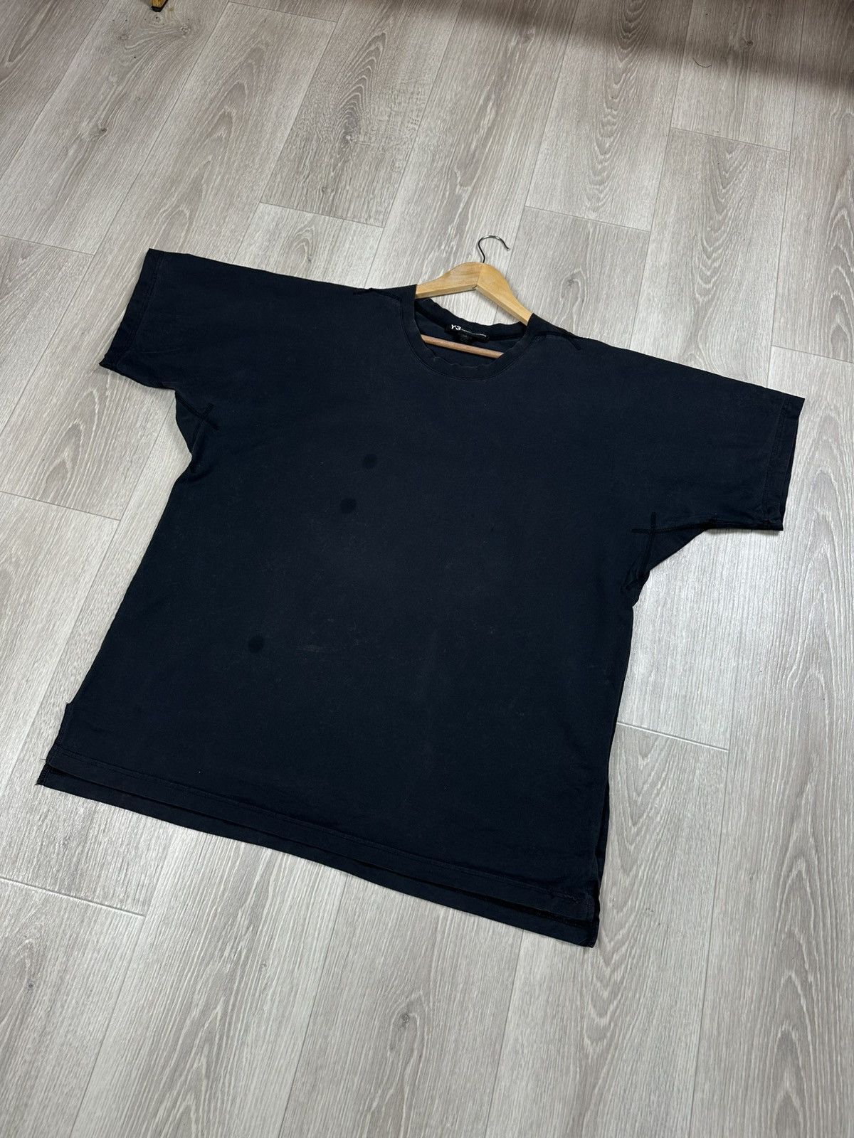 Adidas Adidas Y-3 Yohji Yamamoto Distressed T-Shirt Size US L / EU 52-54 / 3 - 8 Thumbnail