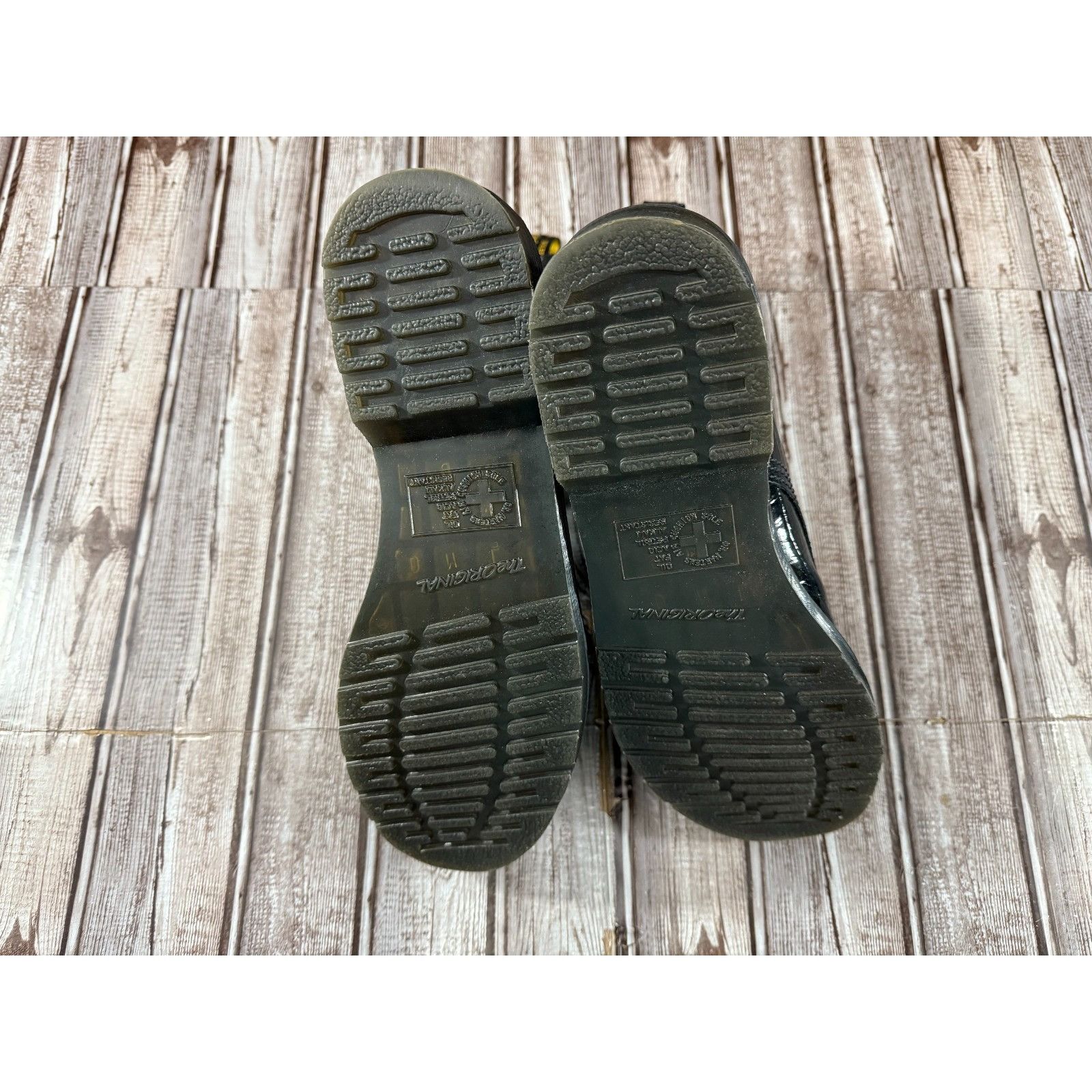 Dr. Martens Dr Martens 1460 Faux-Croc Embossed 8-Eye Boots sz 11 New Size US 11 / IT 41 - 6 Thumbnail