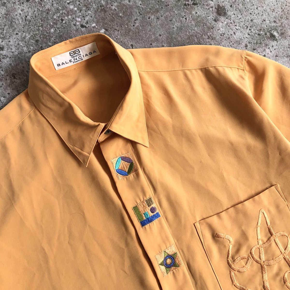 Balenciaga Vtg Balenciaga sports shirts Size US M / EU 48-50 / 2 - 2 Thumbnail