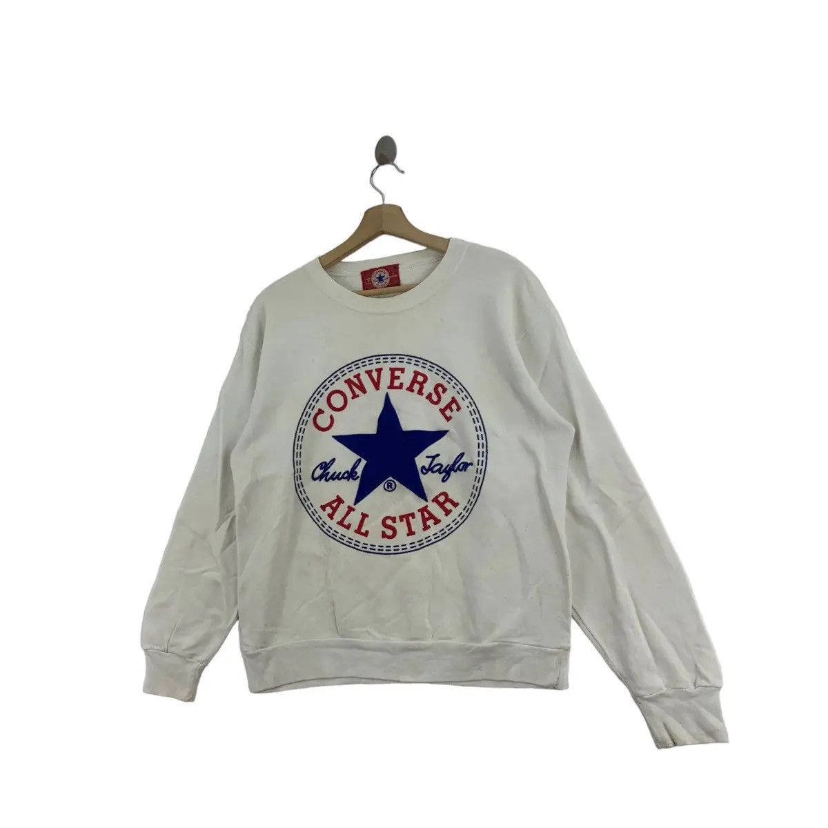 Converse Vtg CONVERSE ALL STAR Chuck Taylor Jack Purcell Sweatshirt Size M / US 6-8 / IT 42-44 - 2 Thumbnail