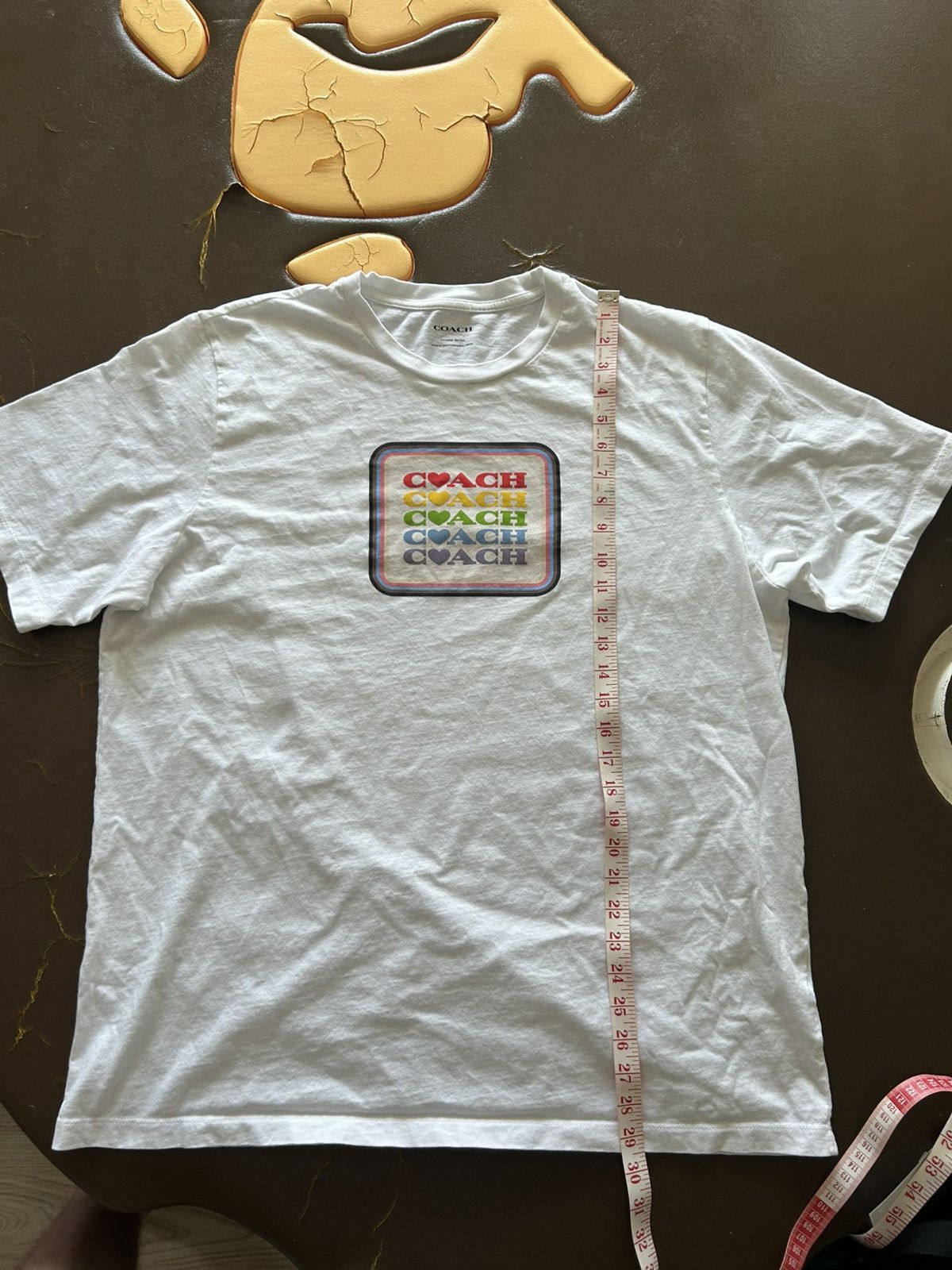Coach Coach repeat logo tee white Size US XXL / EU 58 / 5 - 5 Thumbnail