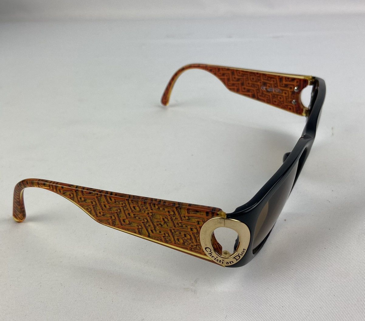 Dior 90s CHRISTIAN DIOR 2662A 90 CAT EYE SUNGLASSES BROWN Size ONE SIZE - 11 Thumbnail