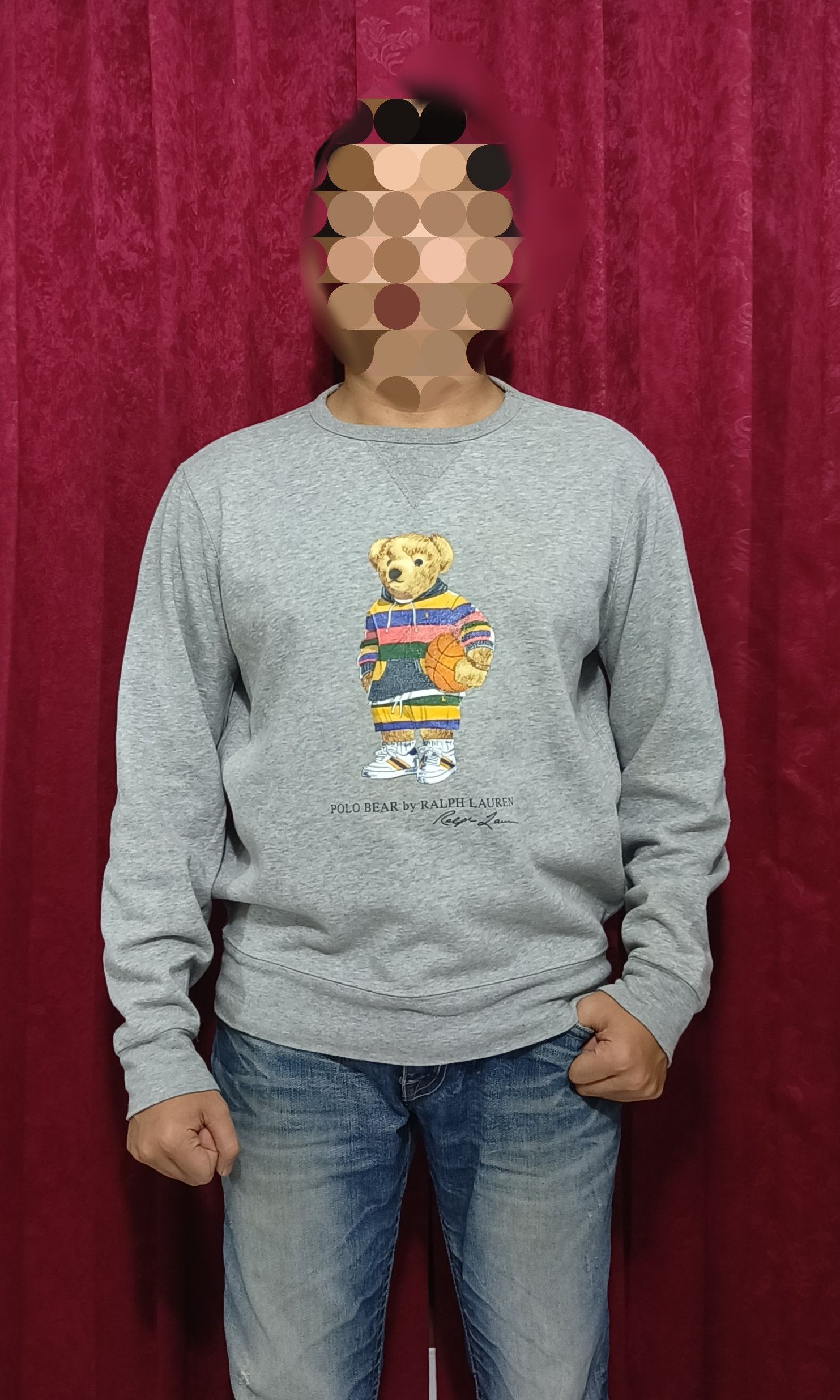 Polo Ralph Lauren Vintage Polo Ralph Lauren Polo Bear Basketball Crewneck Size US S / EU 44-46 / 1 - 6 Thumbnail