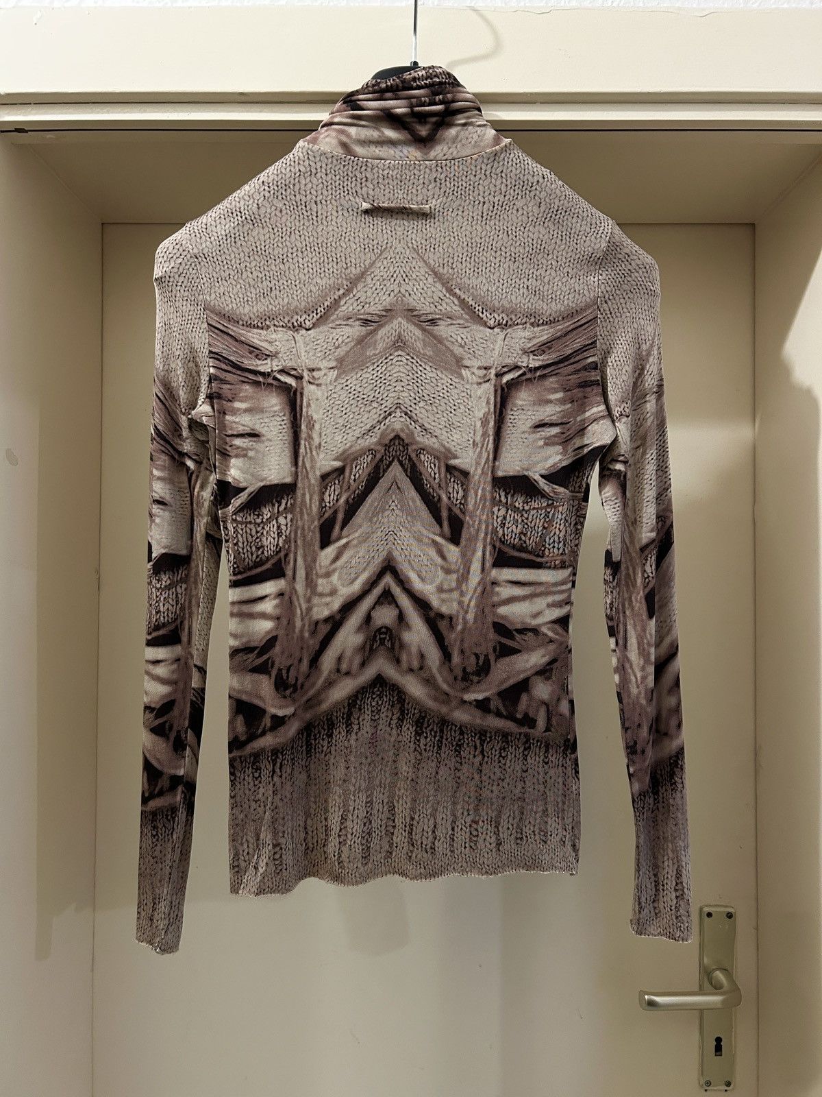 Jean Paul Gaultier Jean Paul Gaultier trompeloeil vintage mesh turtle neck Size M / US 6-8 / IT 42-44 - 2 Thumbnail