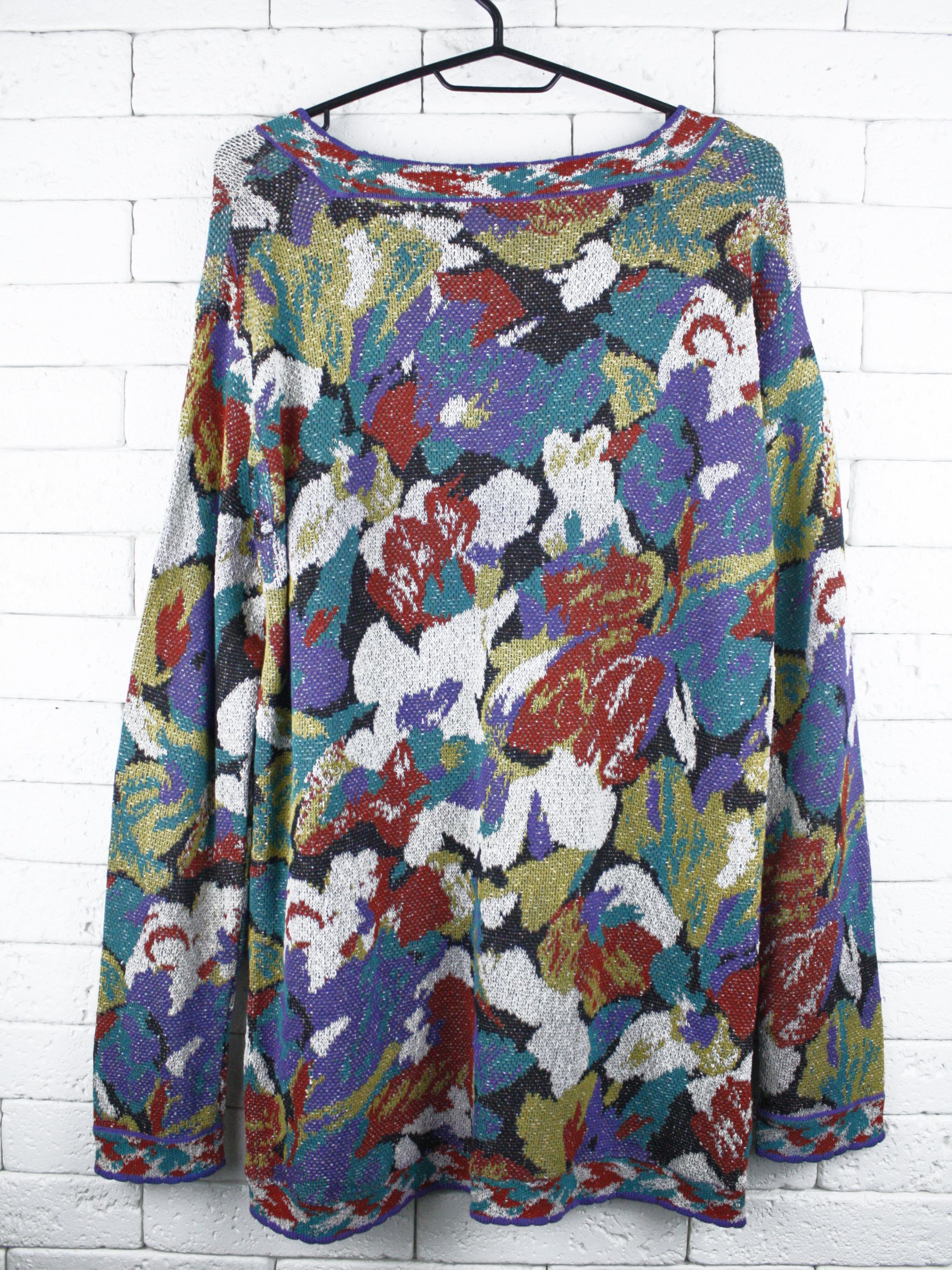 Missoni Missoni Sweater Abstract Floral Knit Vintage Size M / US 6-8 / IT 42-44 - 2 Thumbnail