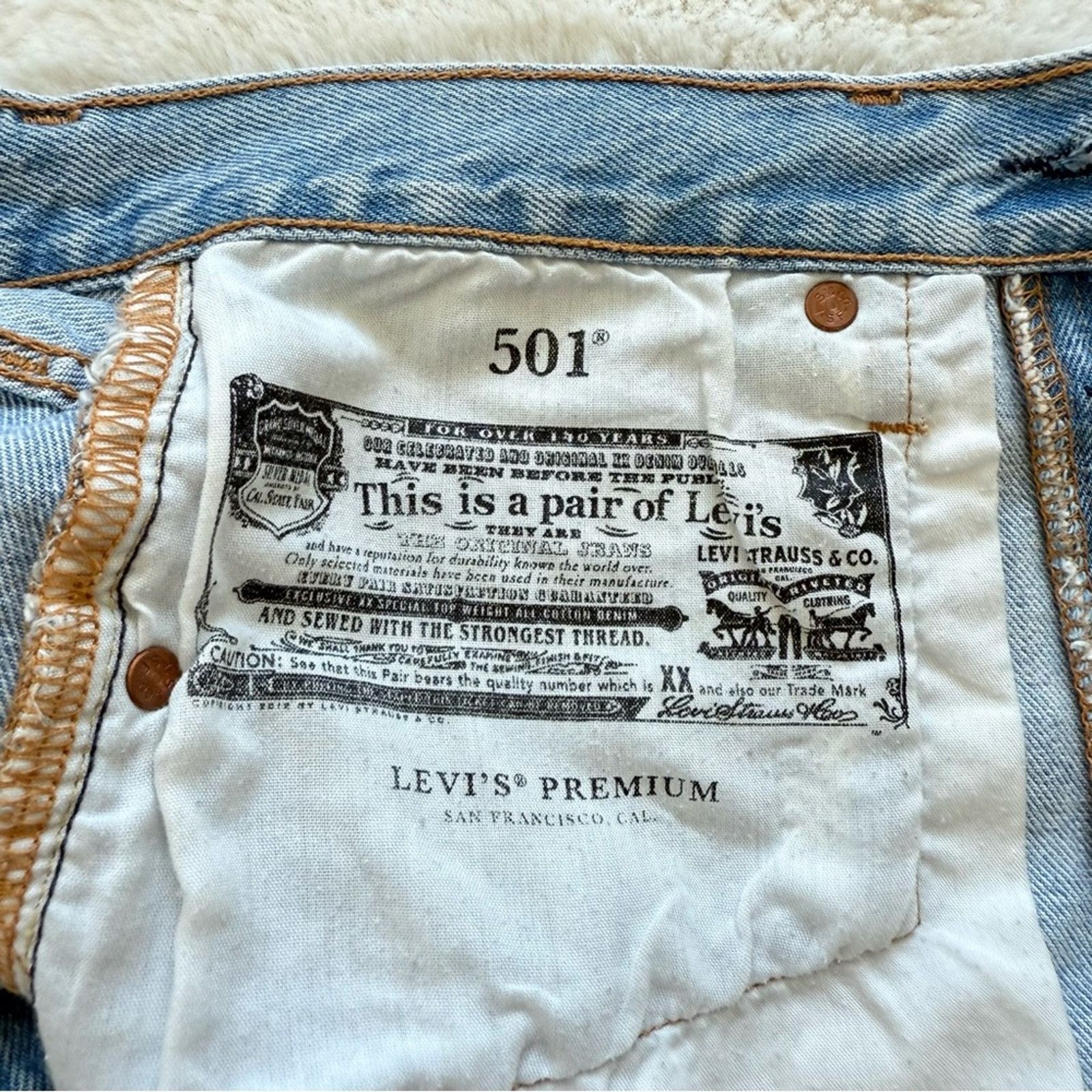 Levi's Levi’s women jeans shorts size 27 Size 27" / US 4 / IT 40 - 7 Thumbnail