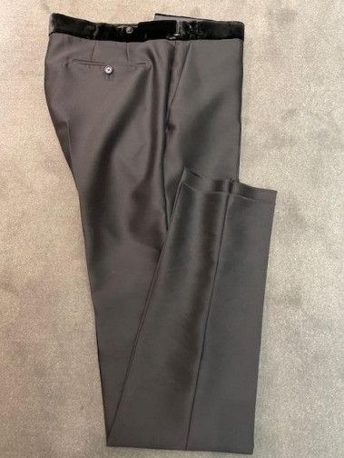 image of Tom Ford O1W1Db10124 Pant In Dark Brown, Men's (Size 36)