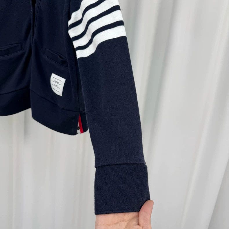 Thom Browne Thom Browne size40 Four-needle knit jacket Size US XXS / EU 40 - 4 Thumbnail