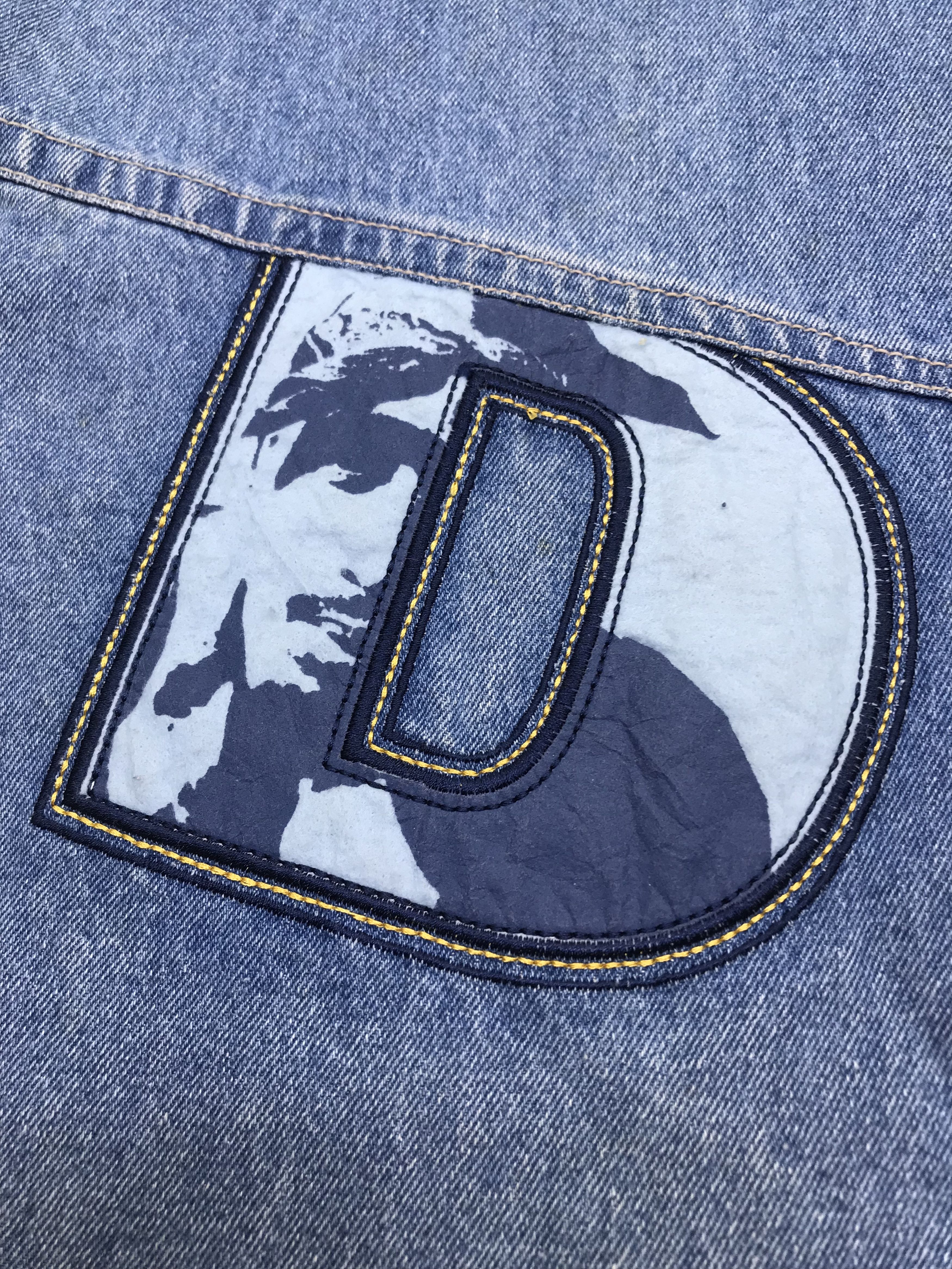 Makaveli Vintage Makaveli Tupac Shakur Portrait Patched Baggy Jeans Size US 42 / EU 58 - 11 Thumbnail