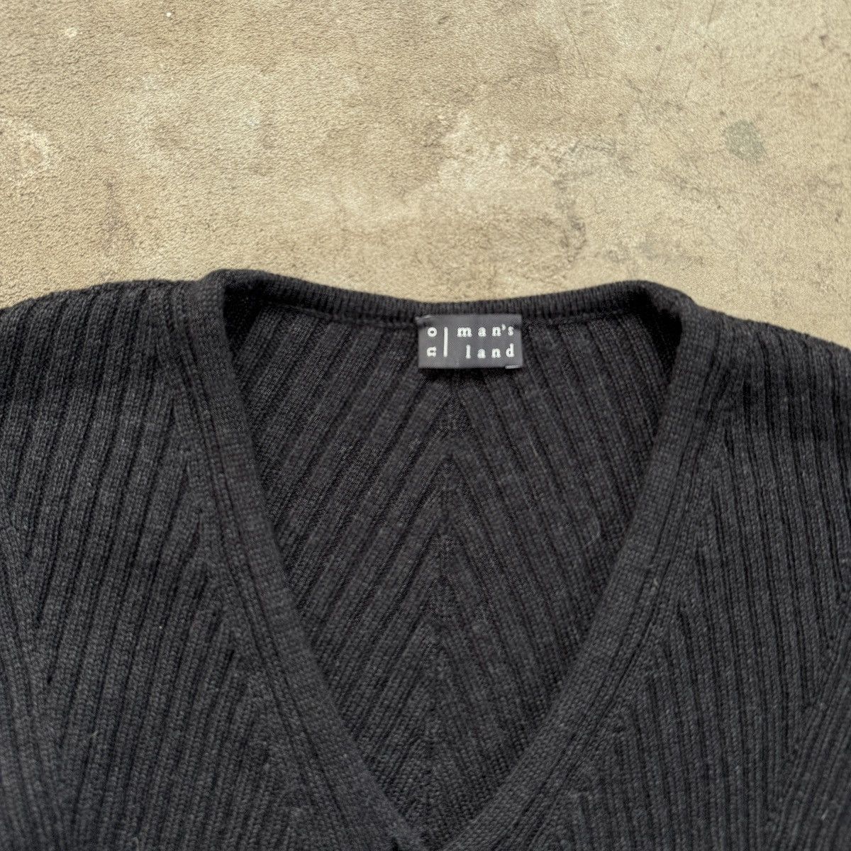 Other No Man’s Land Button Up Gray Merino Wool Cardigan Size M / US 6-8 / IT 42-44 - 4 Thumbnail