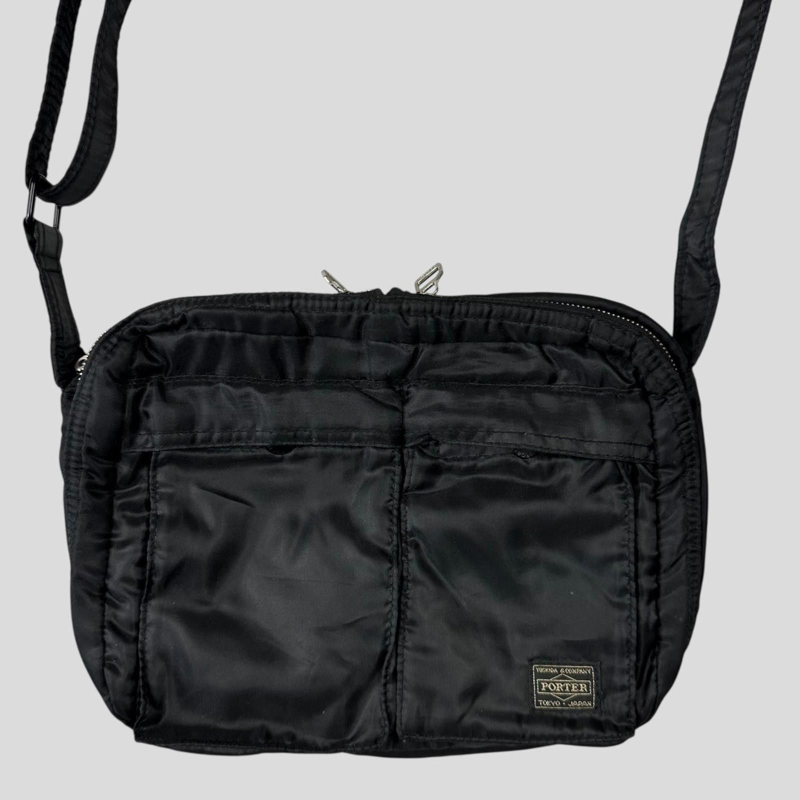 Porter Porter 00’s Black Nylon Tanker Multipocket Crossbody Bag Size ONE SIZE - 1 Thumbnail