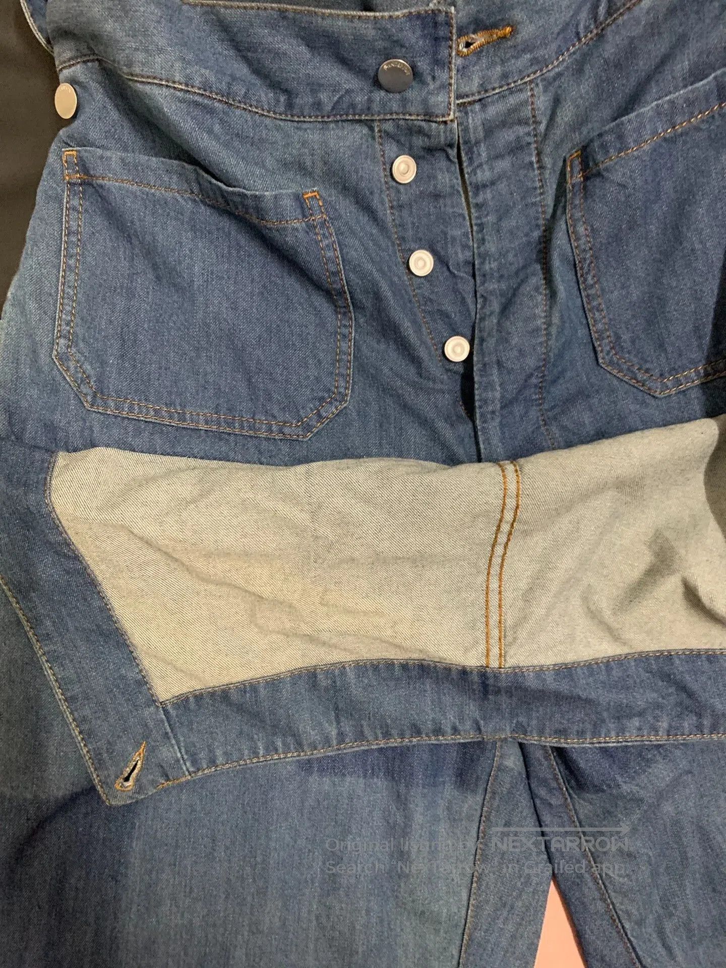 JW Anderson JW Anderson Stylish Lace-Up Denim Pants. Size 39" - 5 Thumbnail