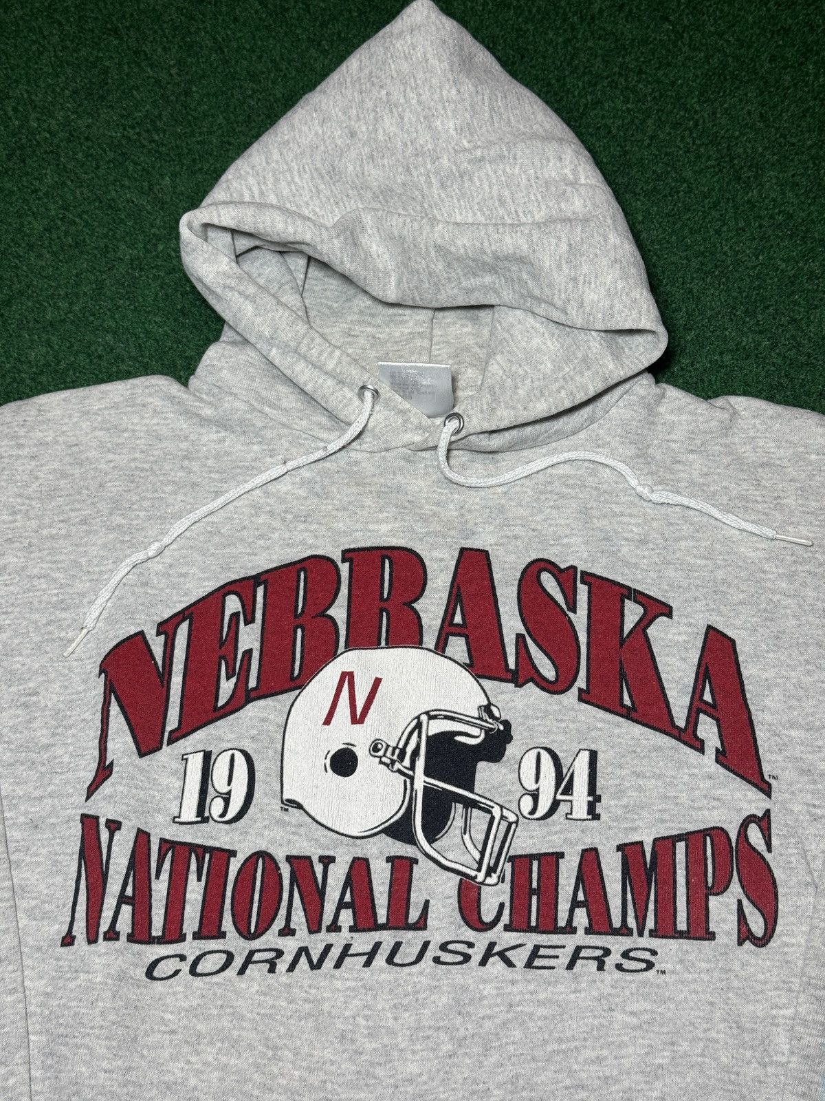 Vintage Vintage 90s Nebraska Cornhuskers National Champs S/M Hoodie Size US S / EU 44-46 / 1 - 2 Thumbnail