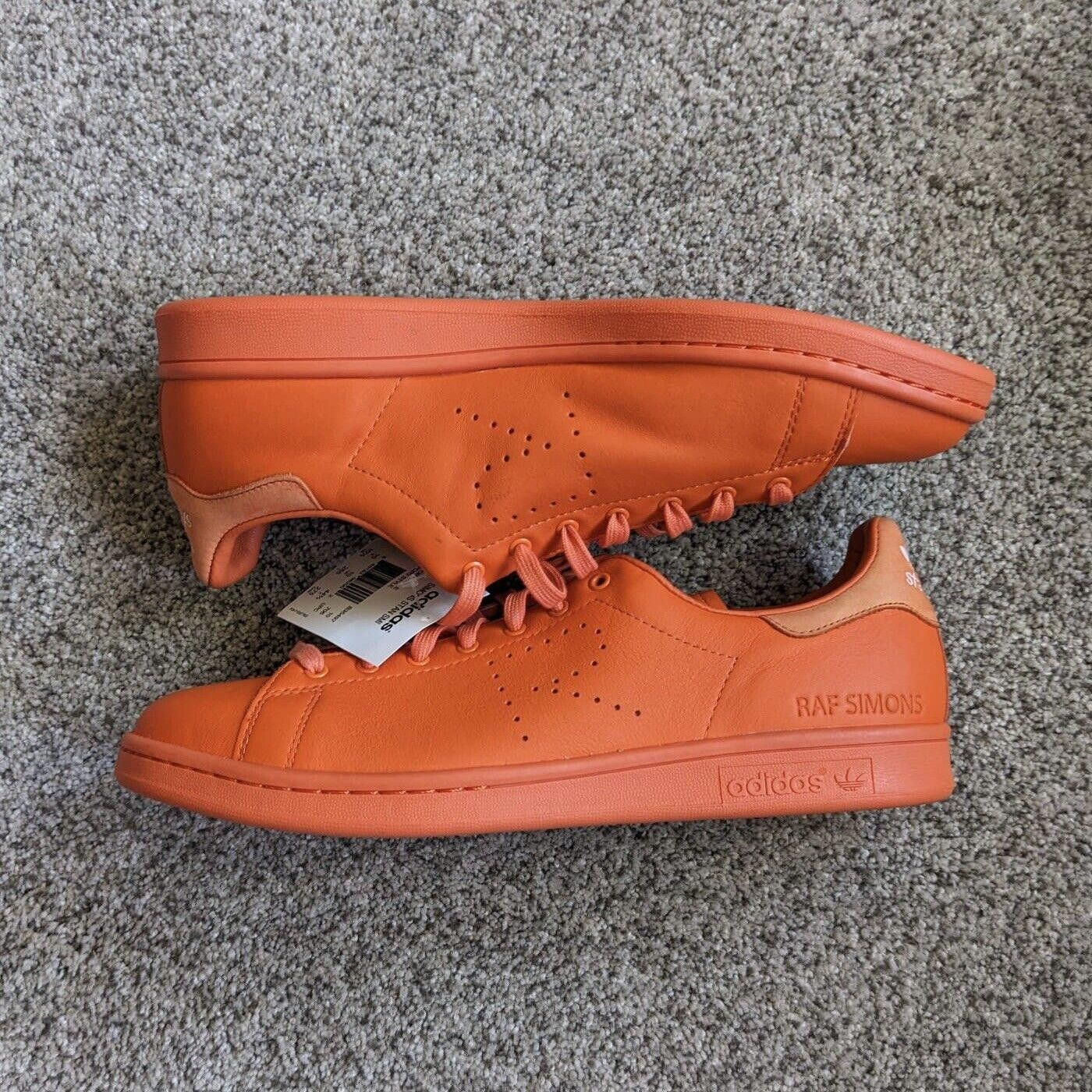 Adidas SS14 2014 adidas x Raf Simons Stan Smith Orange B35497 Size US 10.5 / EU 43-44 - 1 Thumbnail