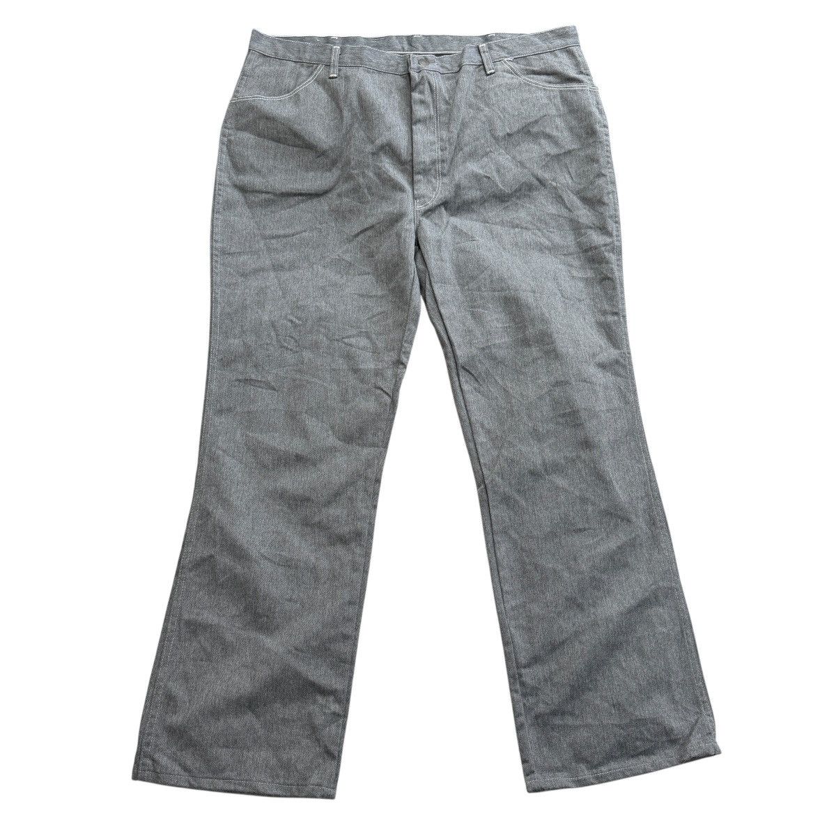 Vintage Vintage 70s Maverick Automaticks Gray Straight Jeans 42x31 Size US 42 / EU 58 - 1 Thumbnail