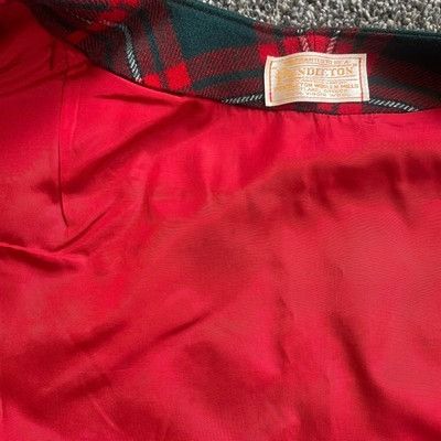 Pendleton Pendleton Women’s M/L Red Plaid Tartan Virgin Wool Button Cr Size L / US 10 / IT 46 - 14 Thumbnail