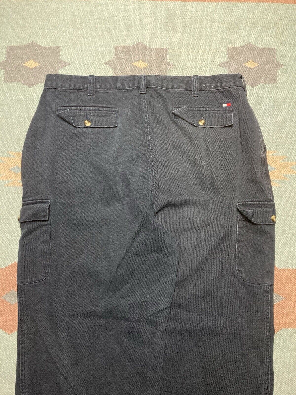Tommy Hilfiger × Vintage VTG y2k baggy jeans cargo pants Tommy Hilfiger skater 38x31 Size US 38 / EU 54 - 3 Thumbnail