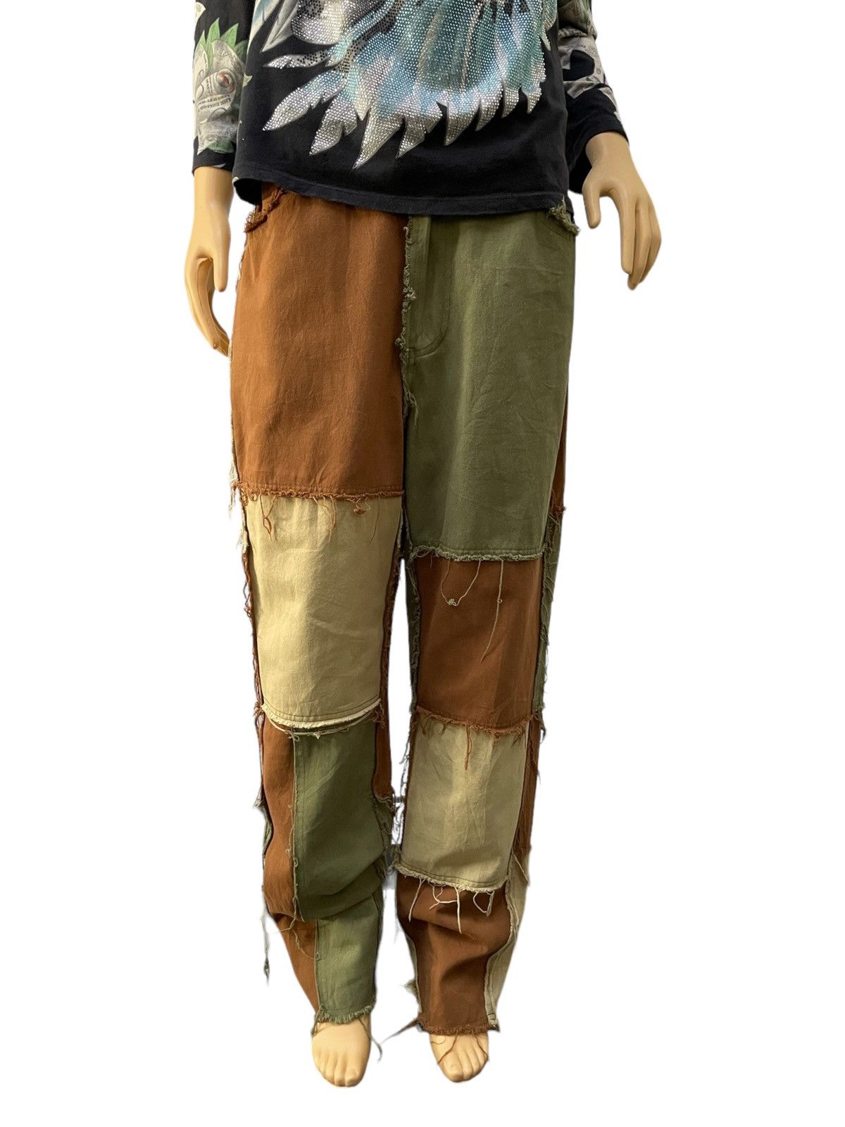 Hysteric Glamour × Japanese Brand Military Style Patchwork Layered Japanese Pants Size US 30 / EU 46 - 6 Thumbnail