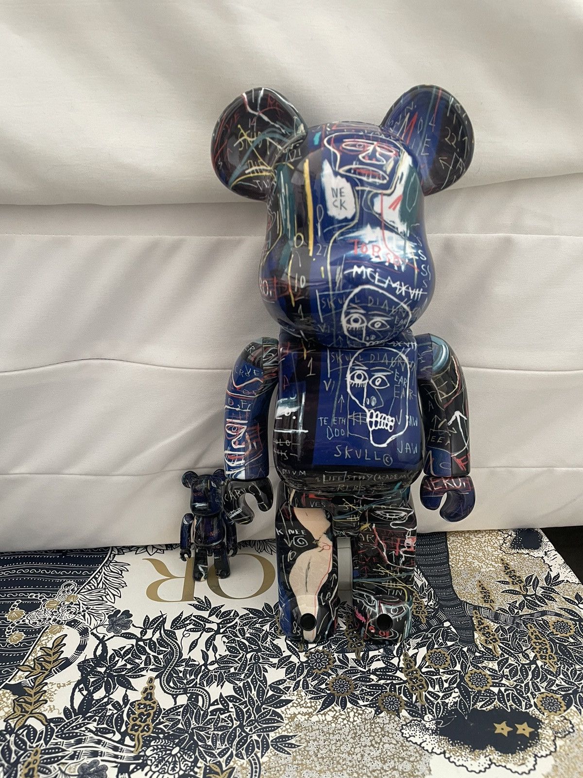 Jean Michel Basquiat × Medicom Bearbrick Medicom Be@rbrick Jean-Michel  Basquiat 100% & 400% | Grailed