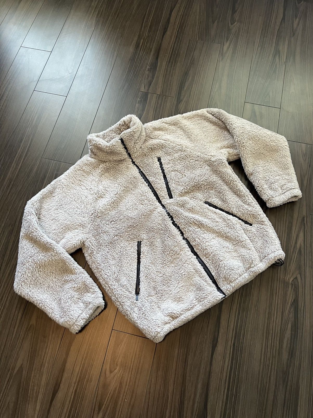 Needles × Uniqlo Cozy Cream Fleece Jacket Size US L / EU 52-54 / 3 - 1 Thumbnail