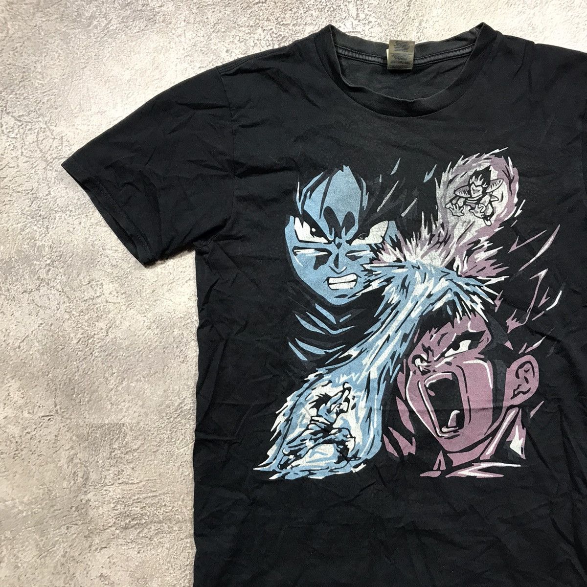 Vintage Vintage 90s Anime Graphic Tee Sun Faded Streetwear Baggy M Size US M / EU 48-50 / 2 - 2 Thumbnail