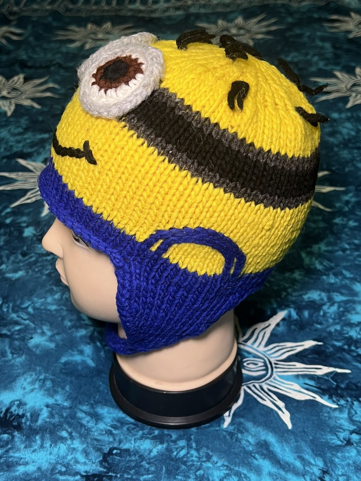 Vintage Y2K MINIONS KNIT HAT BEANIE HAT Size ONE SIZE - 13 Thumbnail