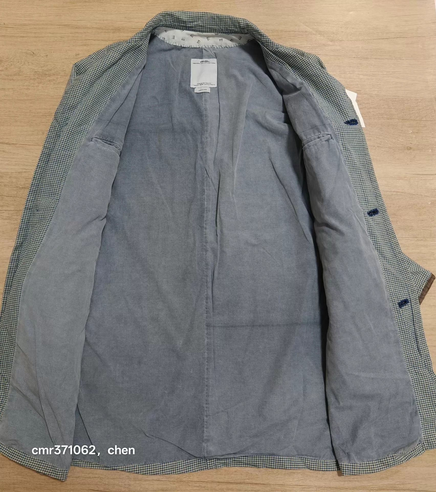 Visvim visvim 14ss mies coat indigo check beige1 9/10 Size US S / EU 44-46 / 1 - 4 Thumbnail