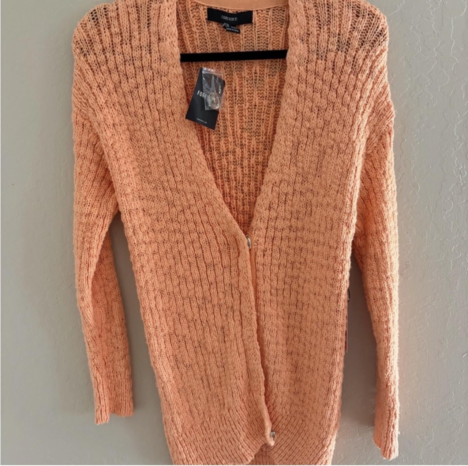 Forever 21 Forever 21 apricot Cardigan Size S / US 4 / IT 40 - 1 Thumbnail