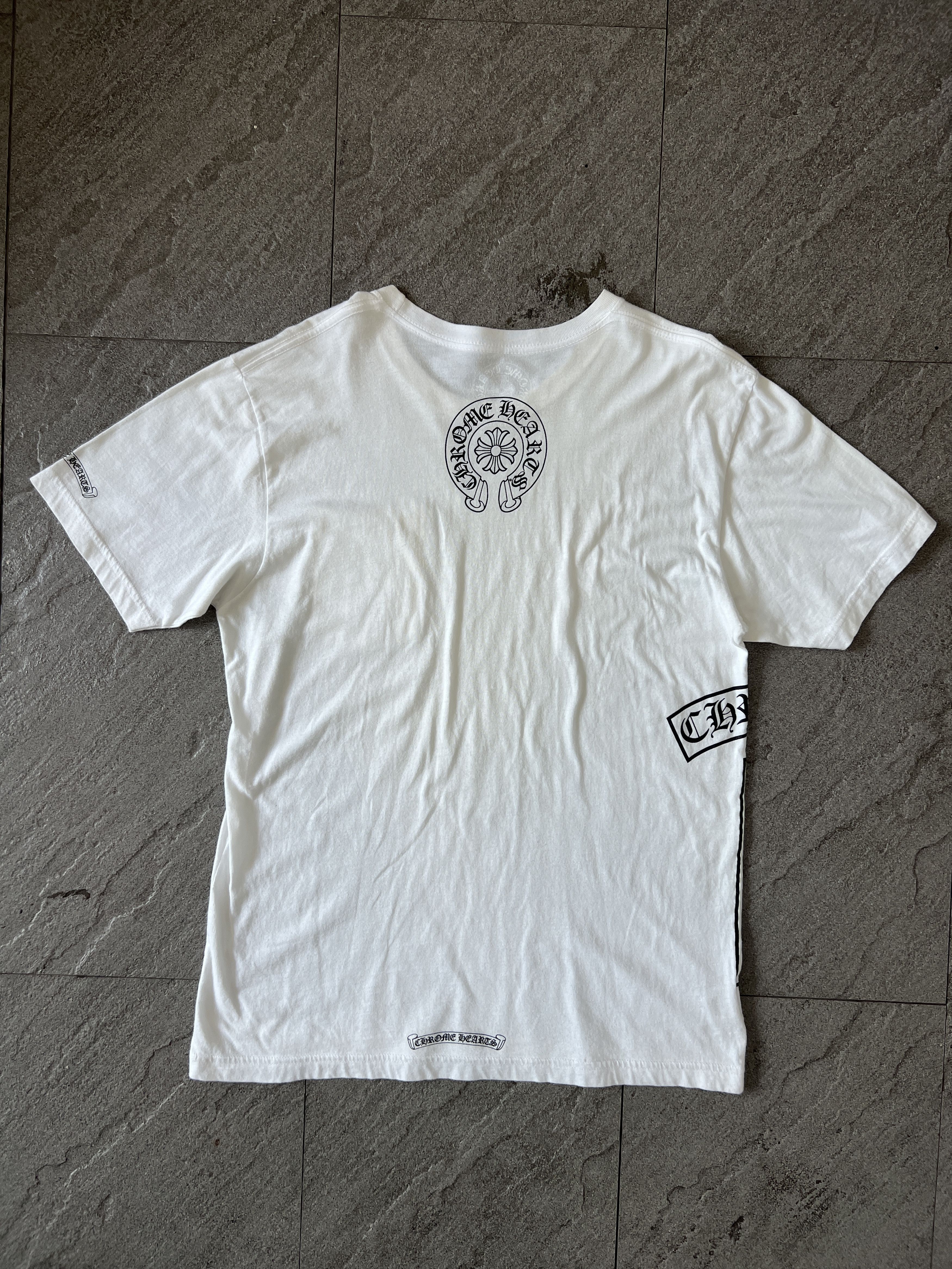 Chrome Hearts Chrome Hearts Pocket Logo Tee White USA Size L Size US L / EU 52-54 / 3 - 2 Thumbnail