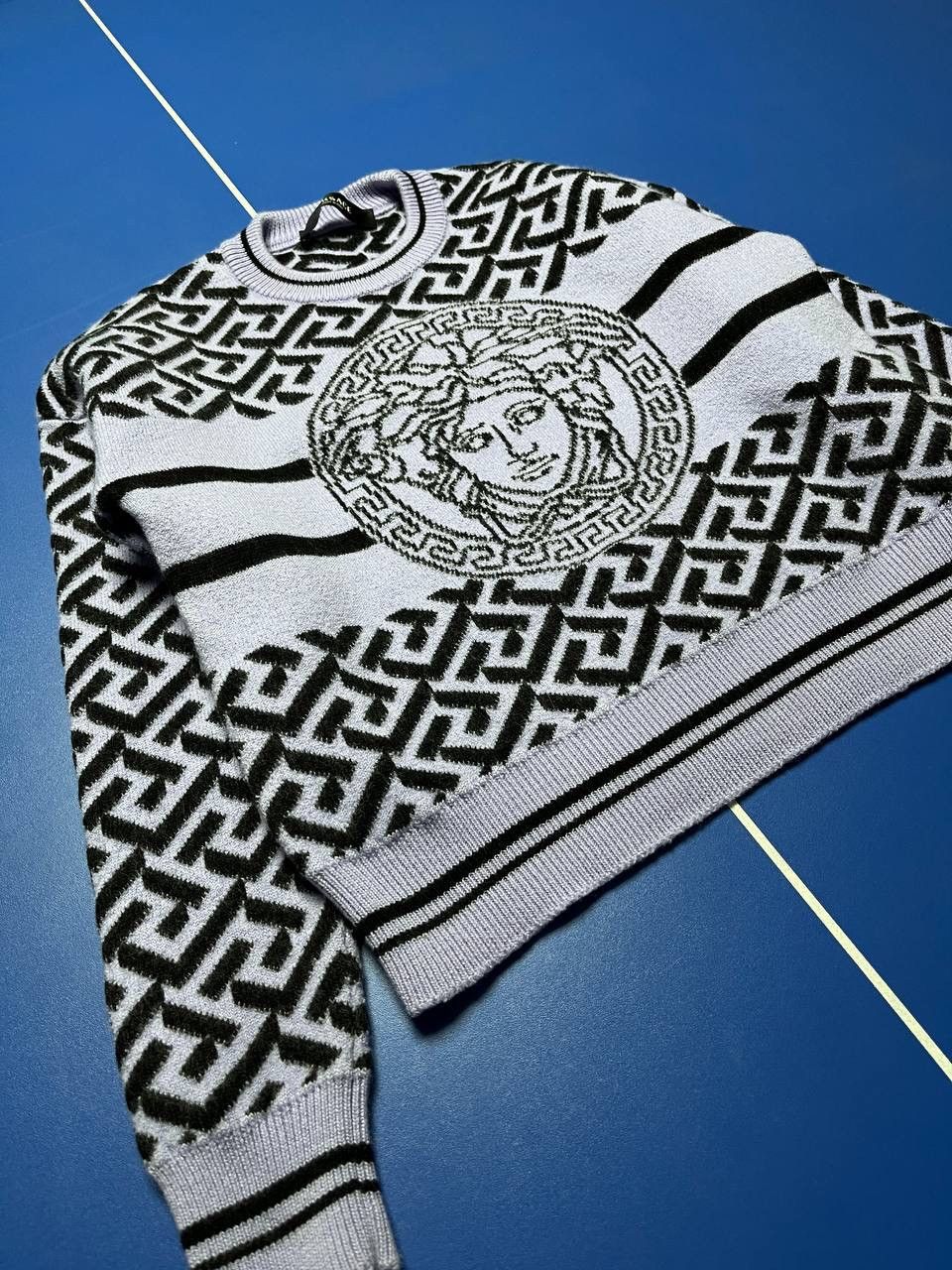 Versace Versace La Greca Medusa Knit Sweater Women’s Made in Italy Size S / US 4 / IT 40 - 4 Thumbnail