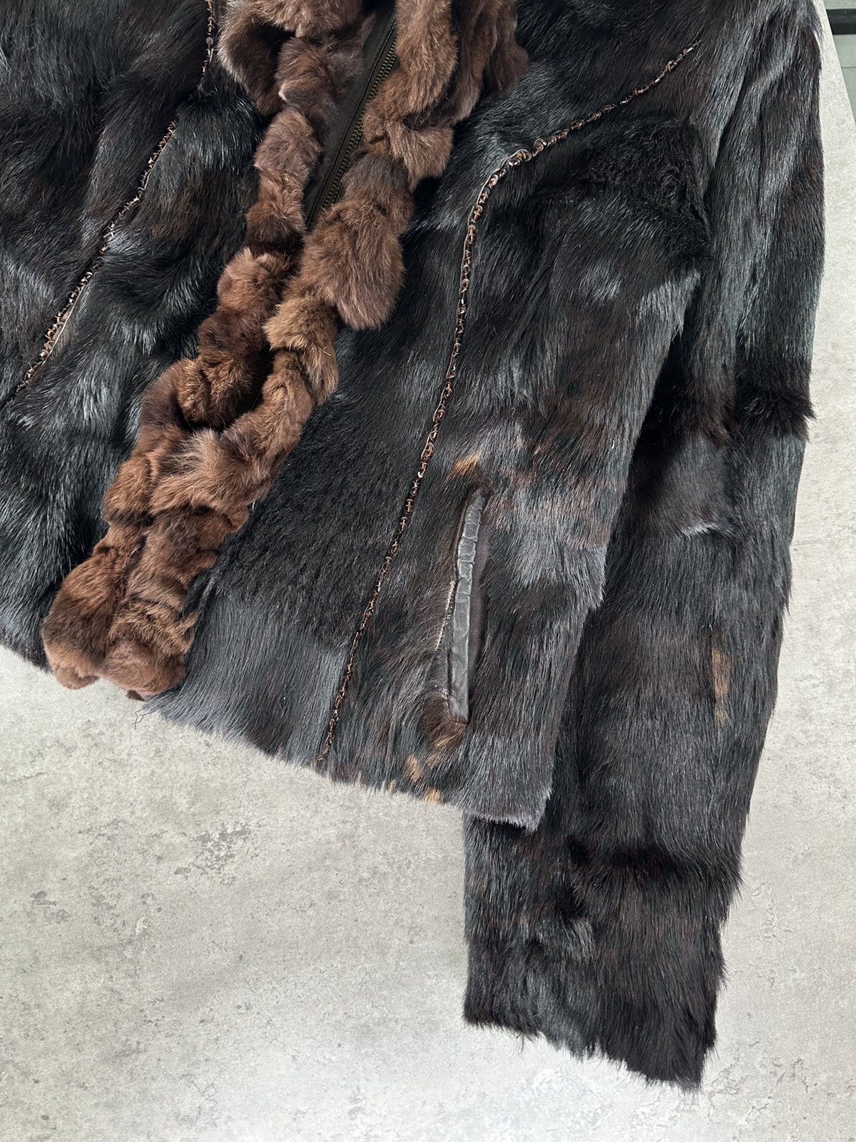 Japanese Brand Vintage Fur Jacket Size M / US 6-8 / IT 42-44 - 5 Thumbnail