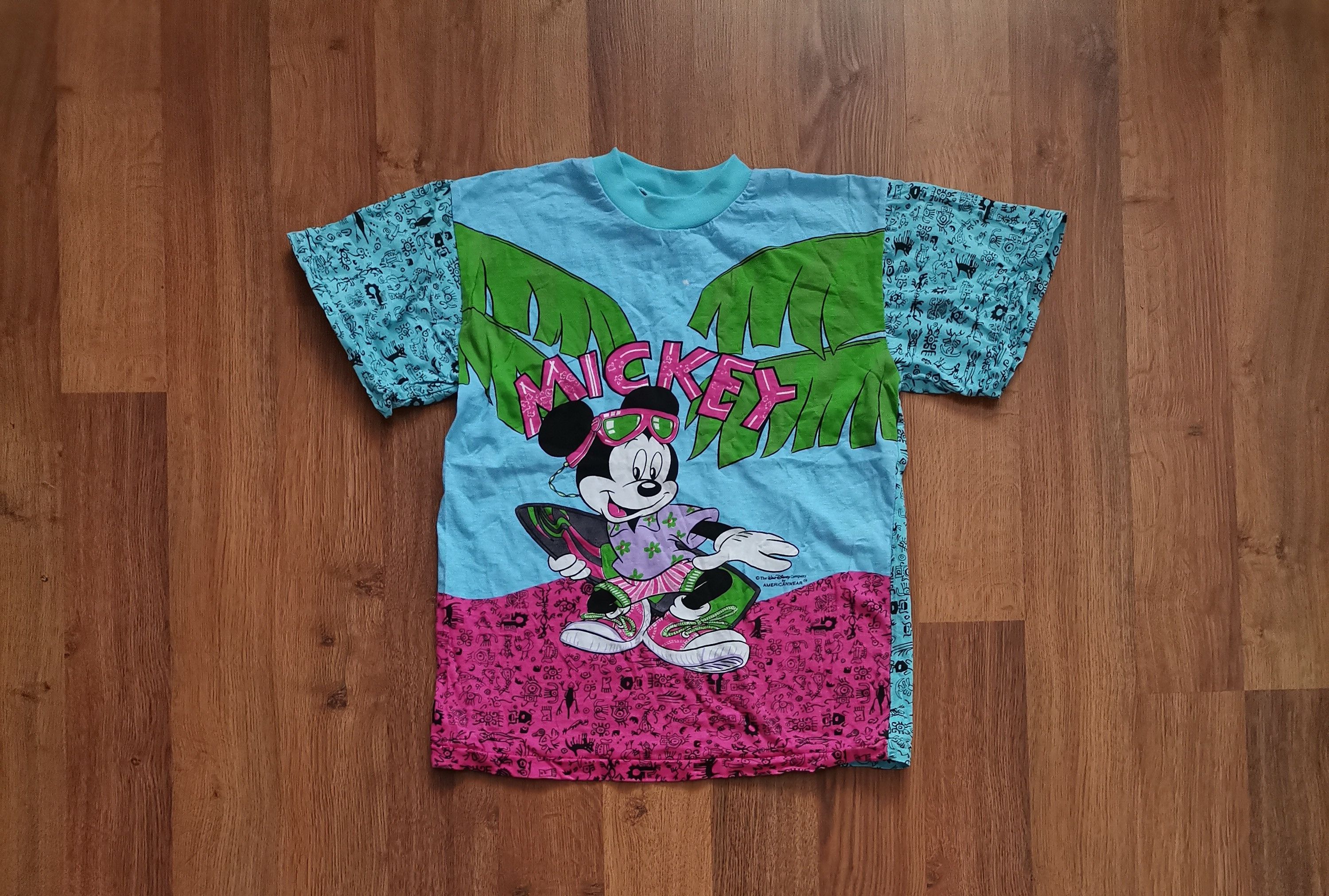 Disney Vintage Disney Americanwear Mickey Mouse 1991 Tee Size S / US 4 / IT 40 - 1 Thumbnail