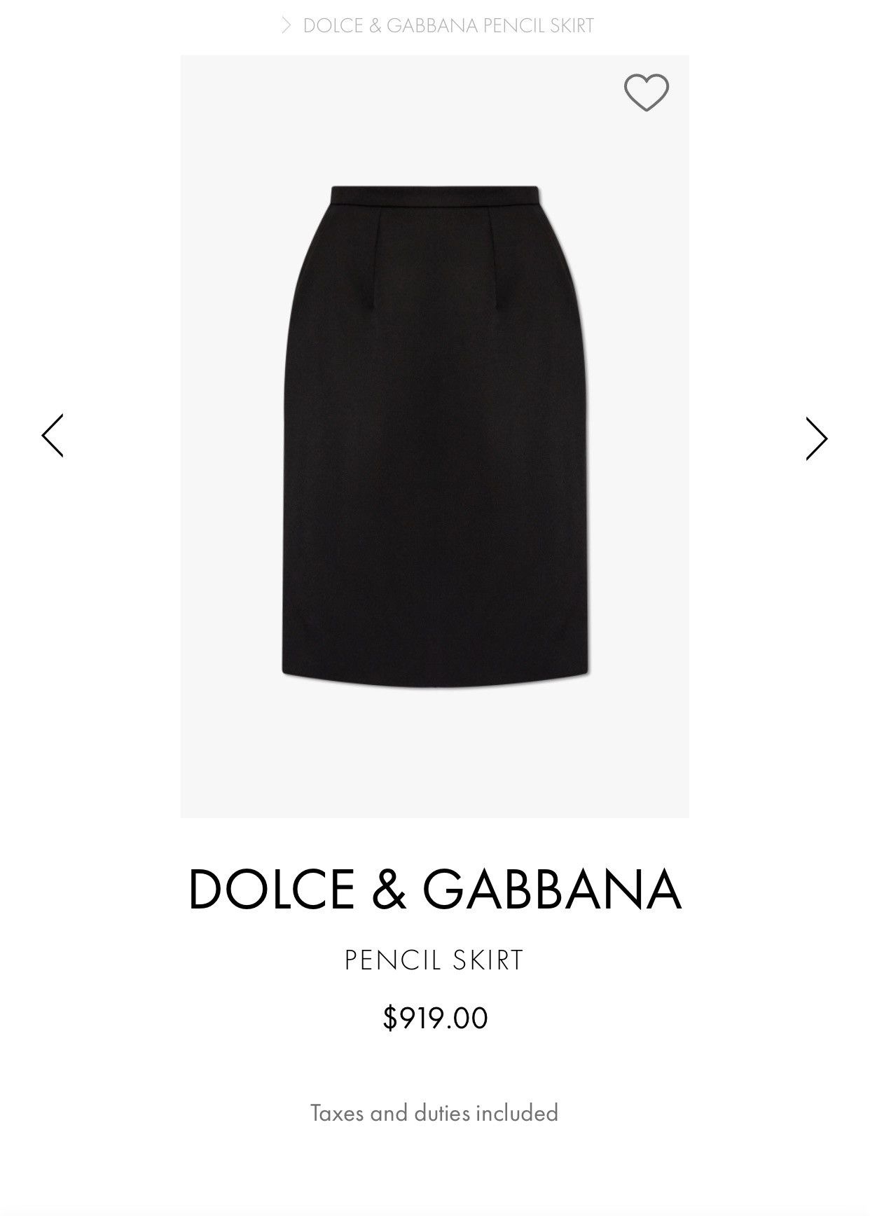 Dolce & Gabbana Dolce & Gabbana Skirt Size 27" / US 4 / IT 40 - 10 Thumbnail