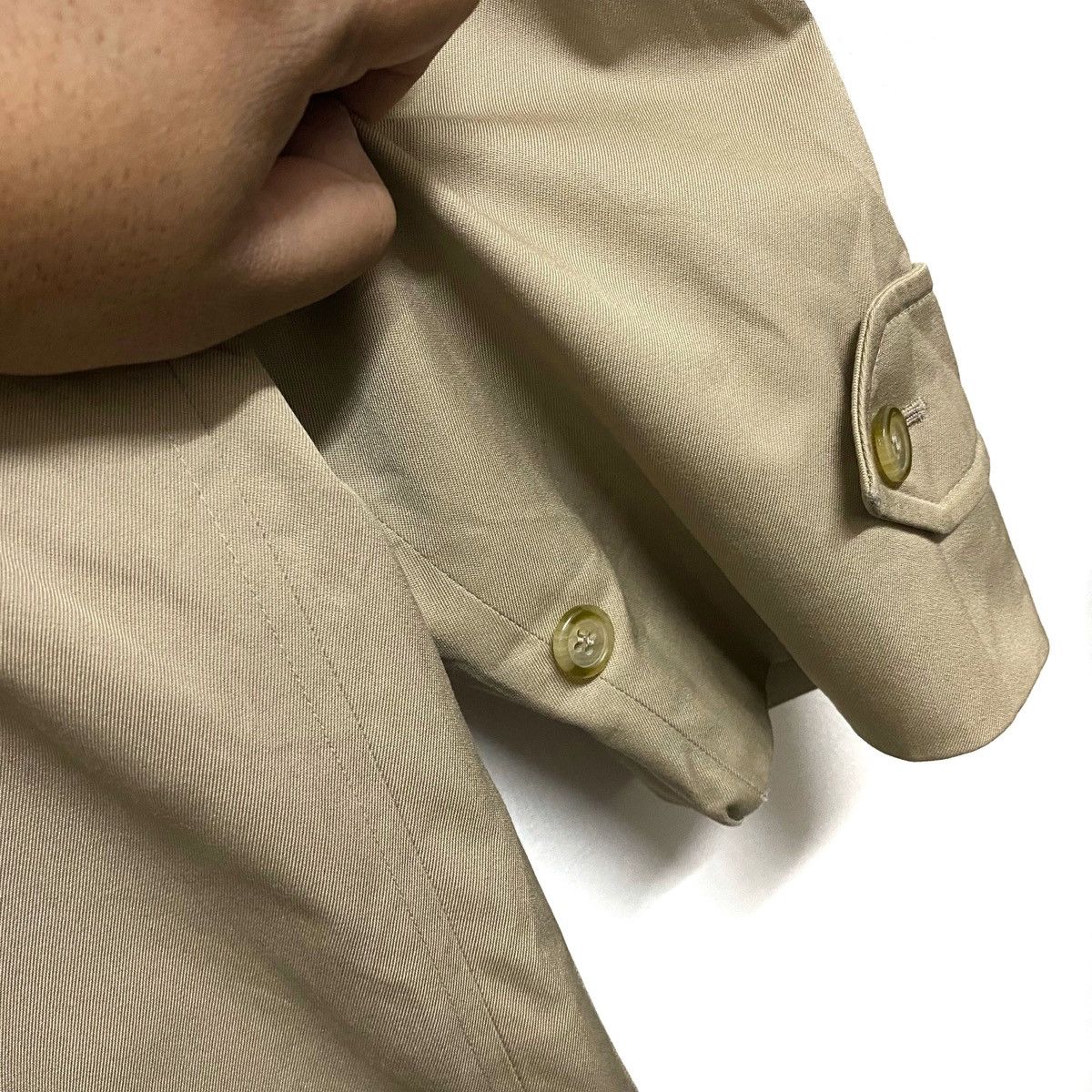 Burberry Vintage BURBERRYs' Nova Check Trench Classic Made ENGLAND Size US L / EU 52-54 / 3 - 7 Thumbnail