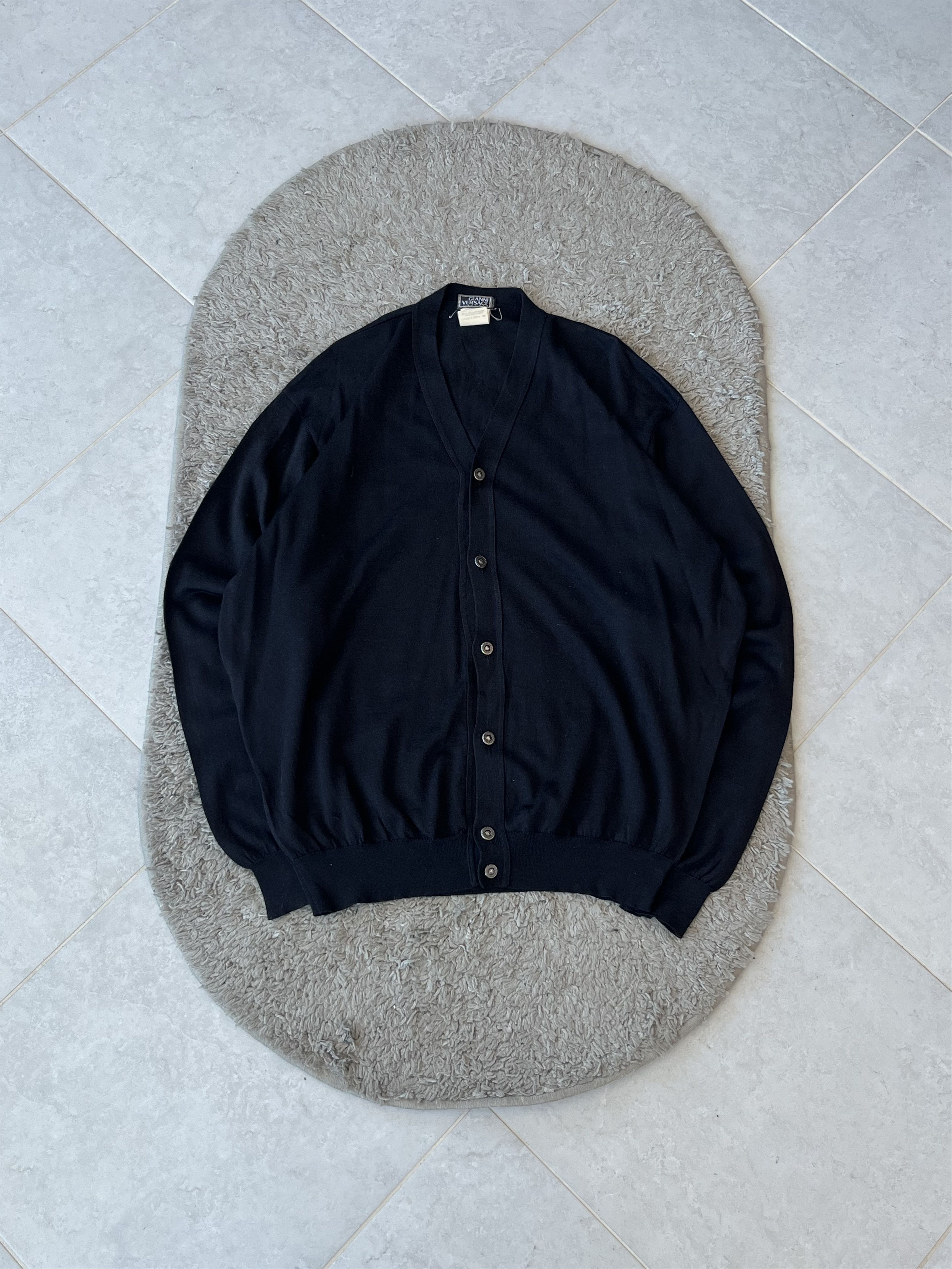 Versace GIANNI VERSACE Vintage Very Rare Sweater Cardigan 80s-90s Size US L / EU 52-54 / 3 - 1 Thumbnail
