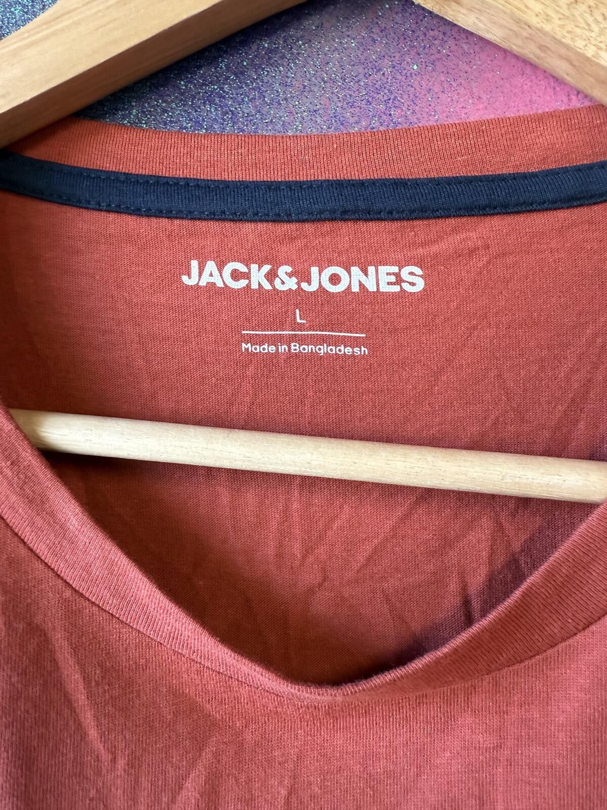 Other Jack & jones vintage style graphic t shirt - burnt orange Size US L / EU 52-54 / 3 - 2 Thumbnail