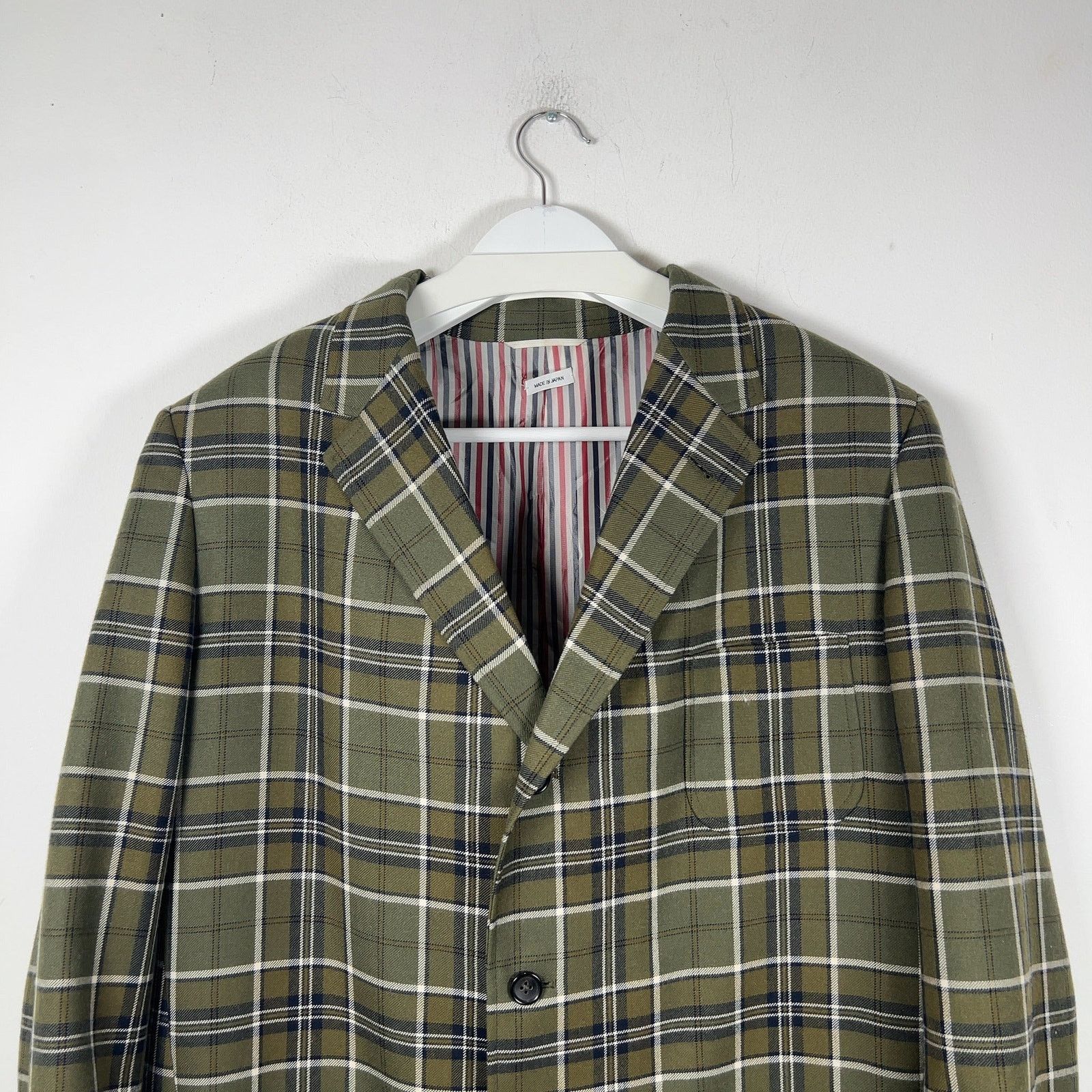 Thom Browne Thom Browne Multi-Pocket Plaid Peacoat Size US M / EU 48-50 / 2 - 2 Thumbnail