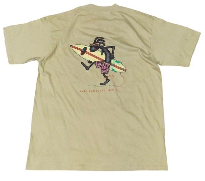 Vintage Vtg Cabo Loco Surf Tshirts Size US L / EU 52-54 / 3 - 1 Thumbnail