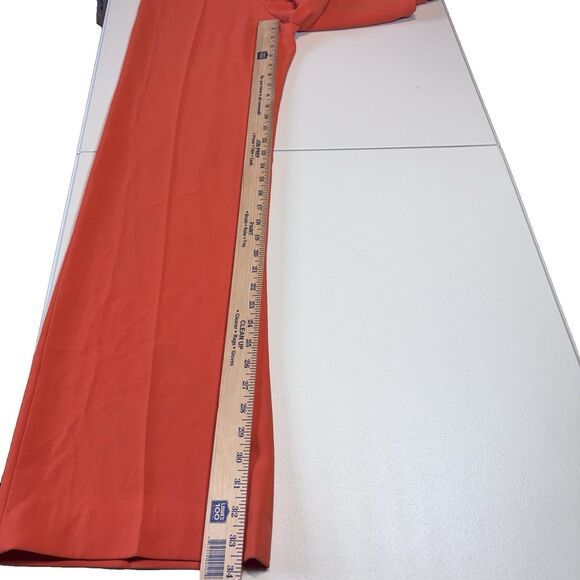 Zara Zara Orange Flare Dress Pants with zipper size XS Size 25" / US 0 / IT 36 - 8 Thumbnail