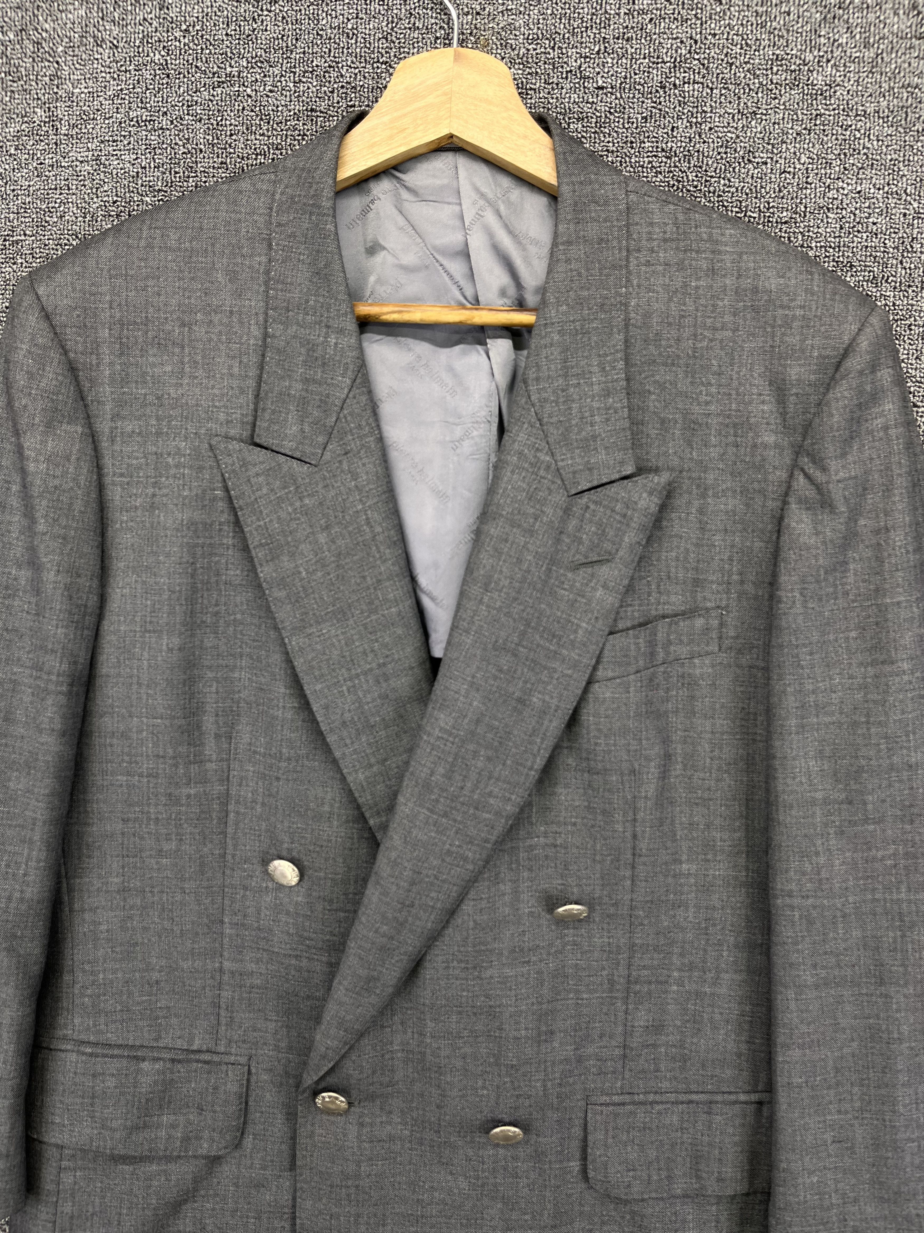 Balmain Vintage Pierre Balmain Luxury Wool Blazer Coat Jacket Size US M / EU 48-50 / 2 - 4 Thumbnail