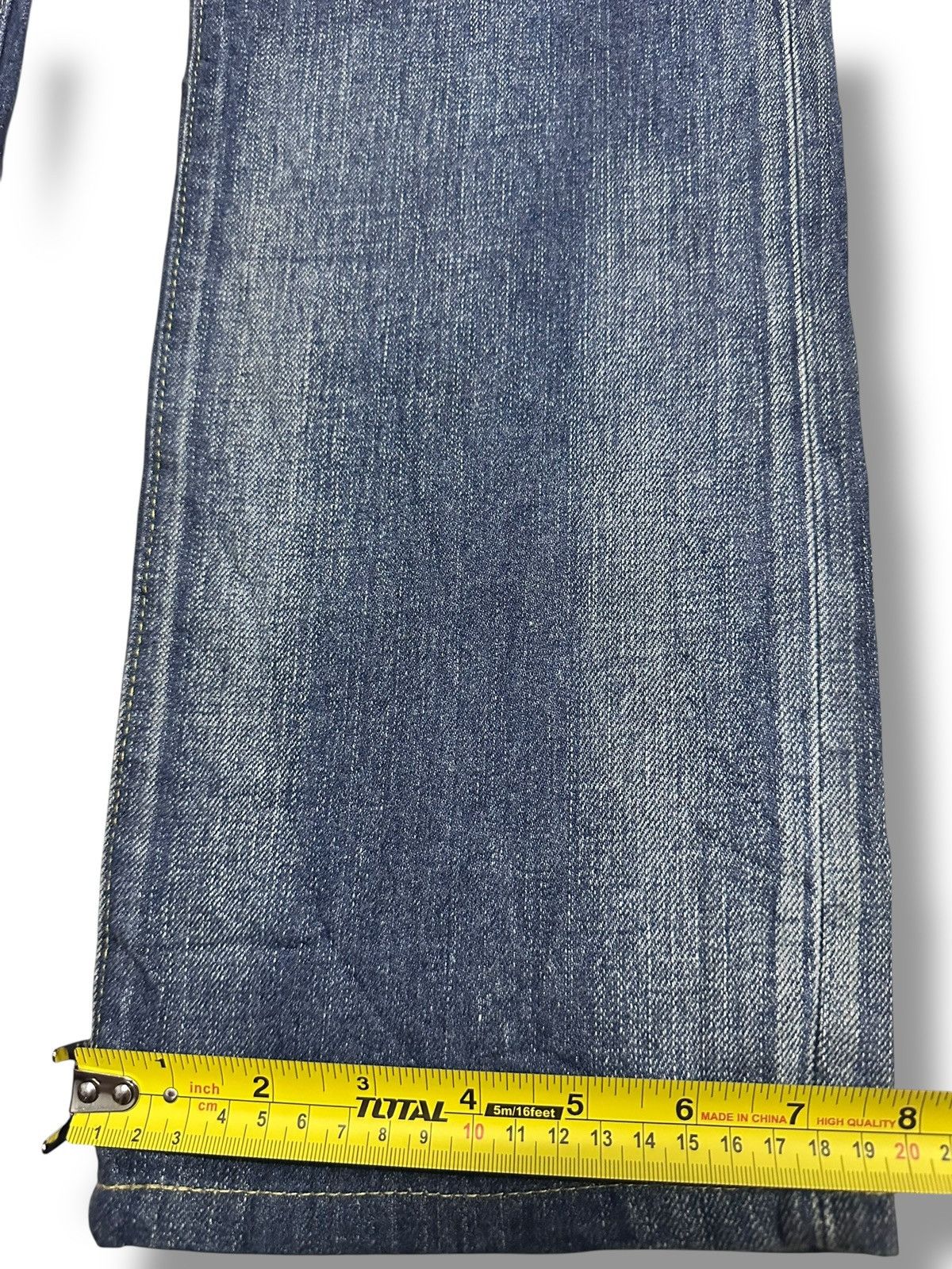 Japanese Brand Vintage Japan Distressed Jeans Baggy Style and Thunder Wash Size US 32 / EU 48 - 15 Thumbnail