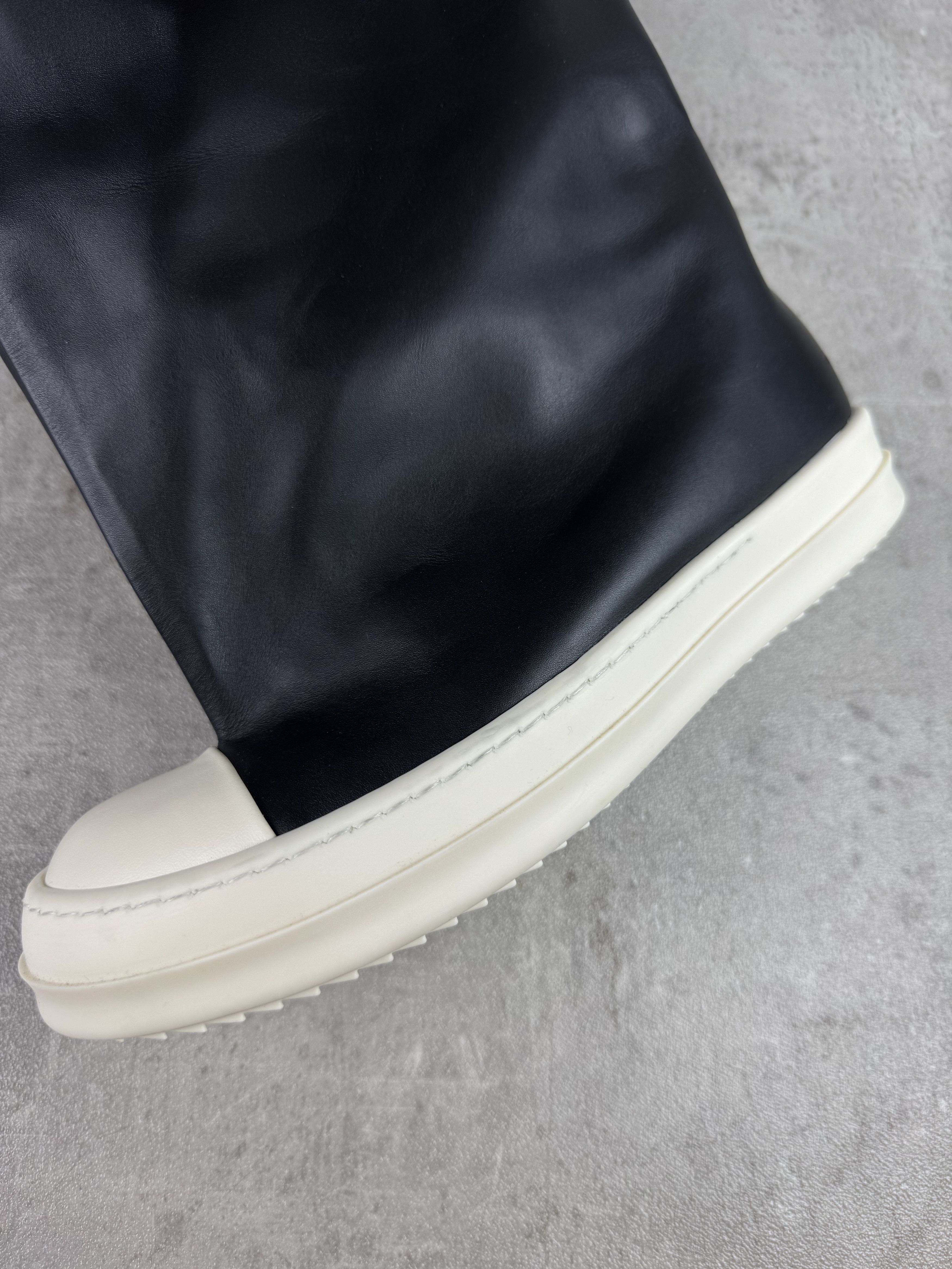 Rick Owens RICK OWENS Oblique Ramones Thigh High Flared Sneakers Boots Size US 8 / EU 41 - 16 Thumbnail