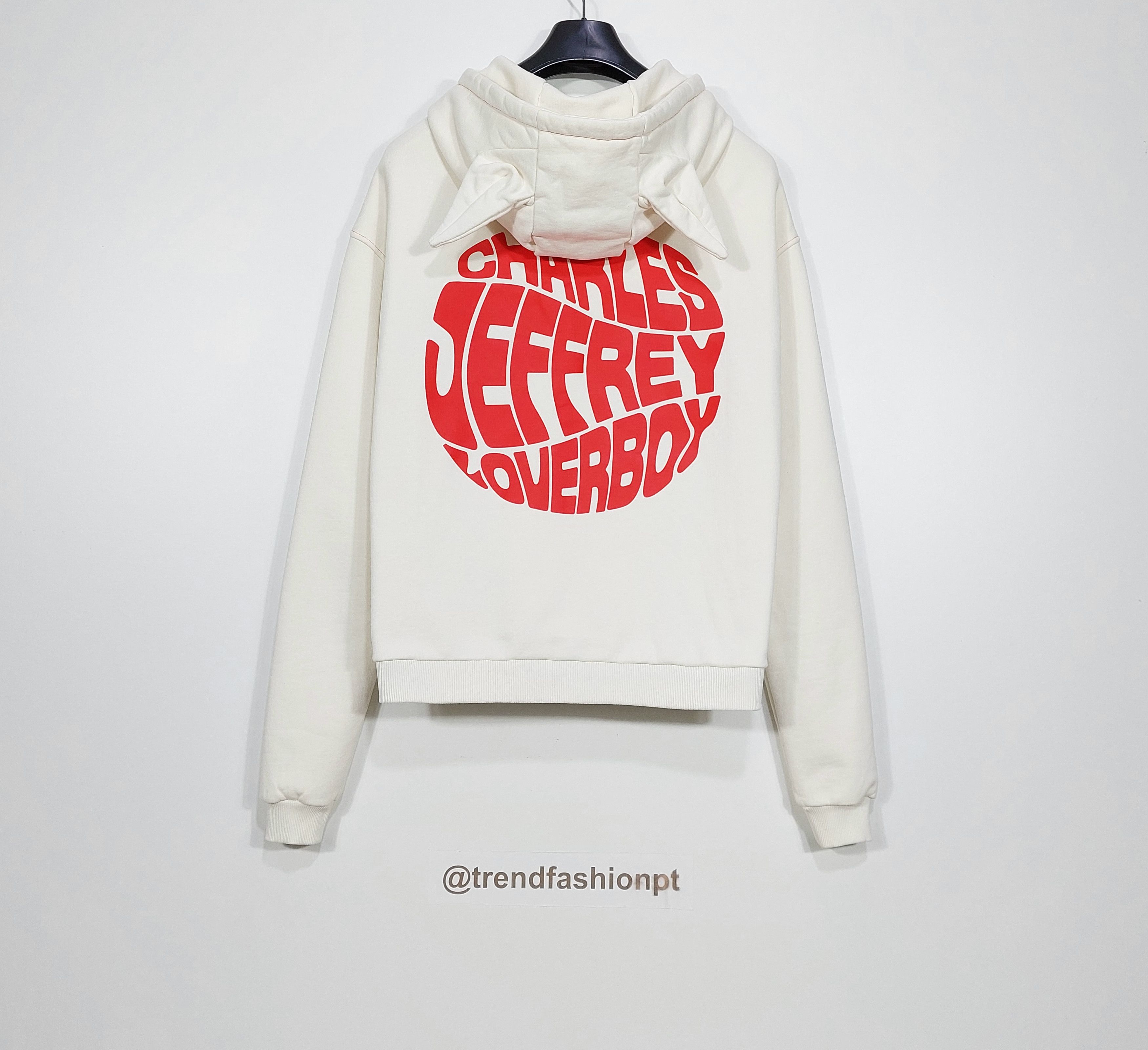 Charles Jeffrey LOVERBOY print hoodie - off-white XS Size US XS / EU 42 / 0 - 7 Thumbnail