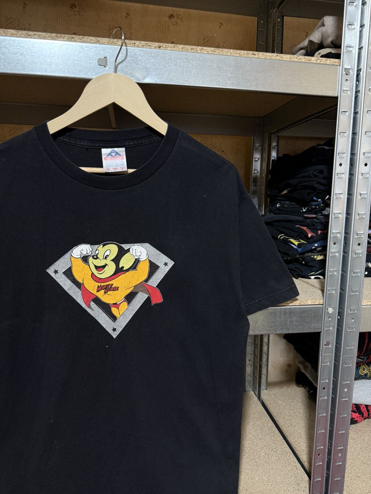 Cartoon Network × Vintage Vintage 2009 Superhero Mighty Mouse Cartoon T-Shirt Size US L / EU 52-54 / 3 - 3 Thumbnail