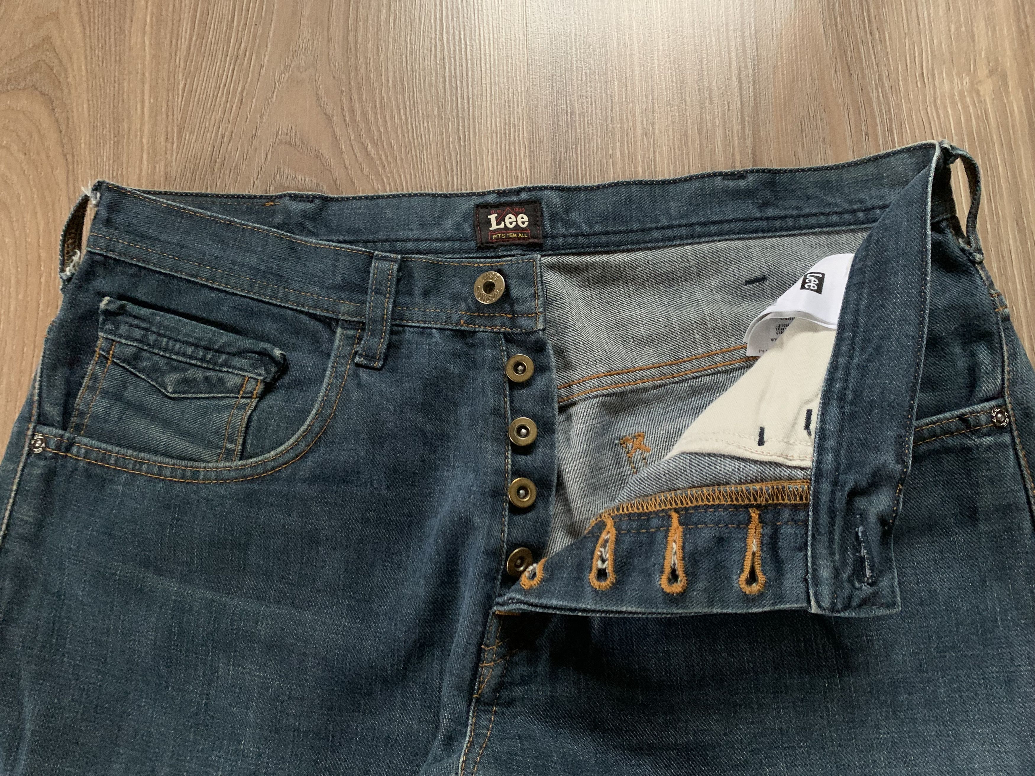Denime × Lee Lee Zed Rider Blue Jeans Size US 32 / EU 48 - 6 Thumbnail
