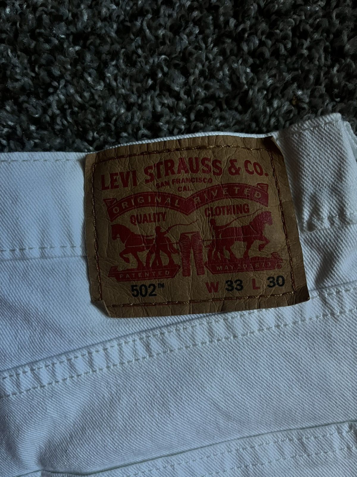 Levi's Levi off-white jeans Size US 33 - 2 Thumbnail