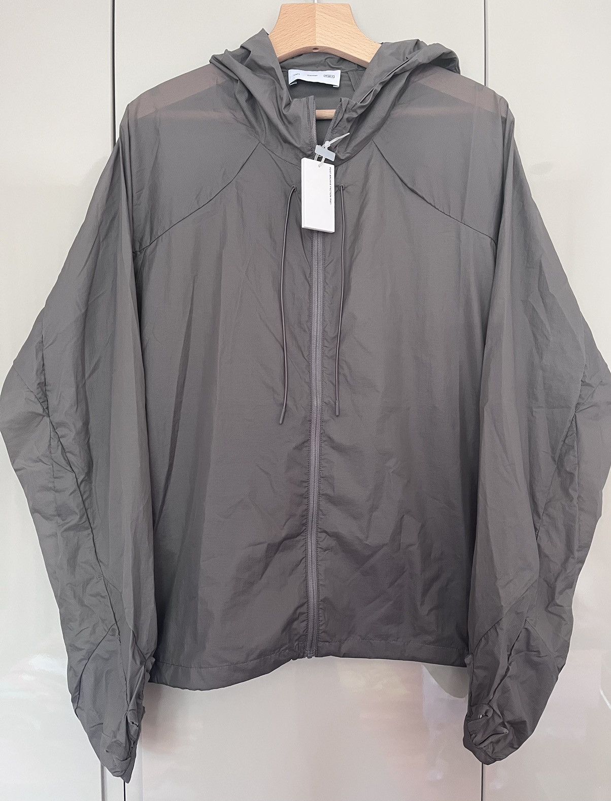 image of Post Archive Faction Paf Paf 4.0 Technical Jkt Right in Charcoal, Men's (Size Small)