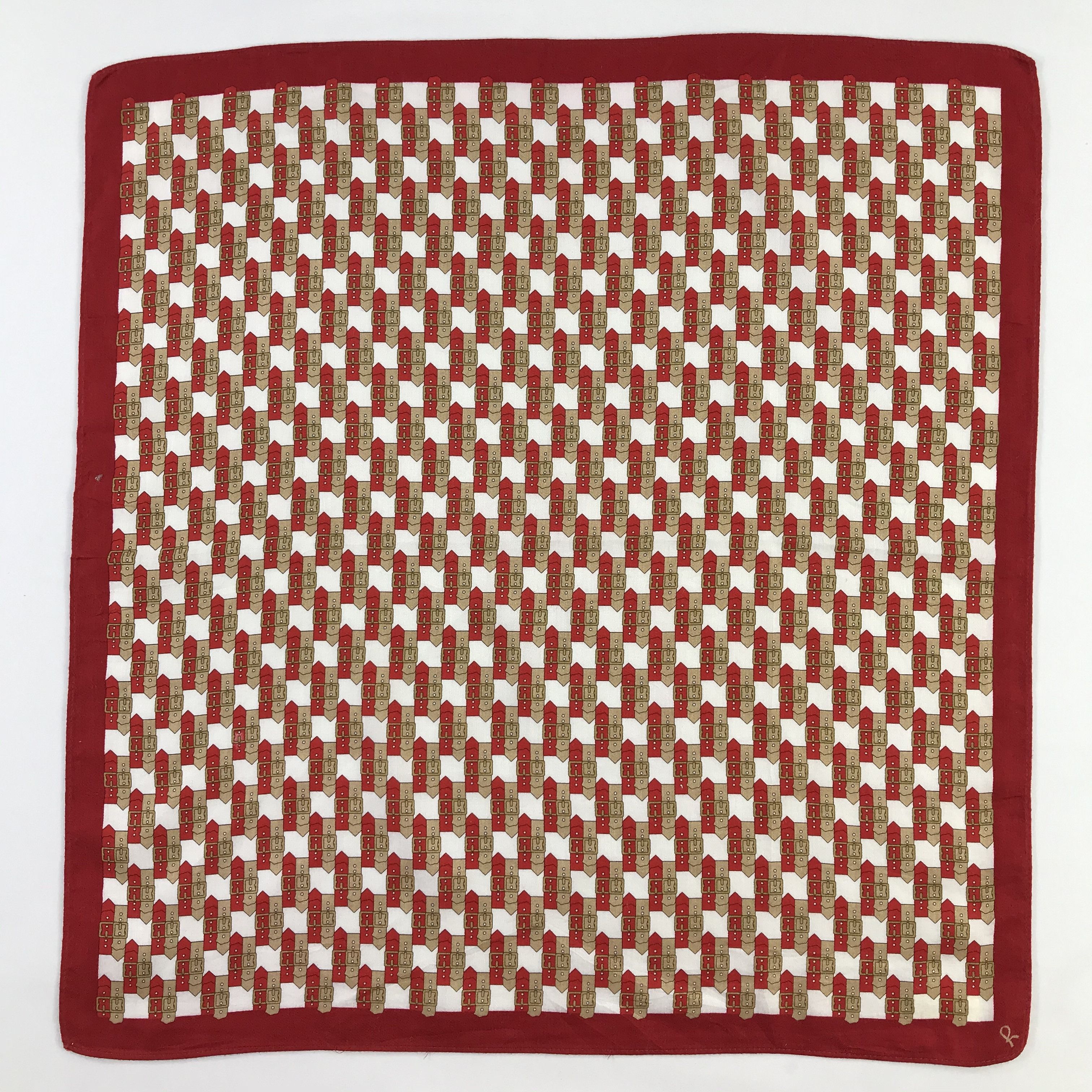 Roberta di Camerino × Vintage Roberta Di Camerino Bandana / Handkerchief/Neckerchief -S820 Size ONE SIZE - 1 Thumbnail